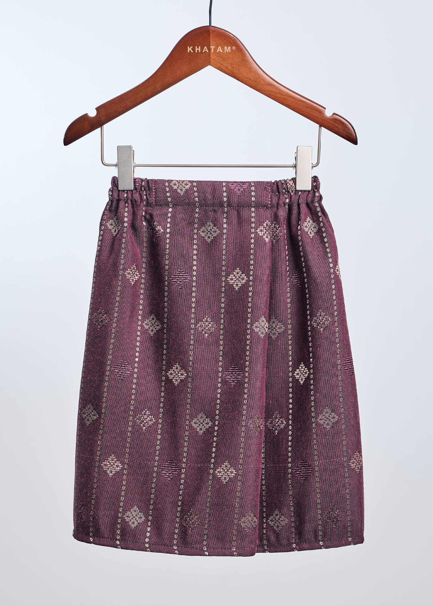 Boys Samping Galur Melur - Ungu Pekat