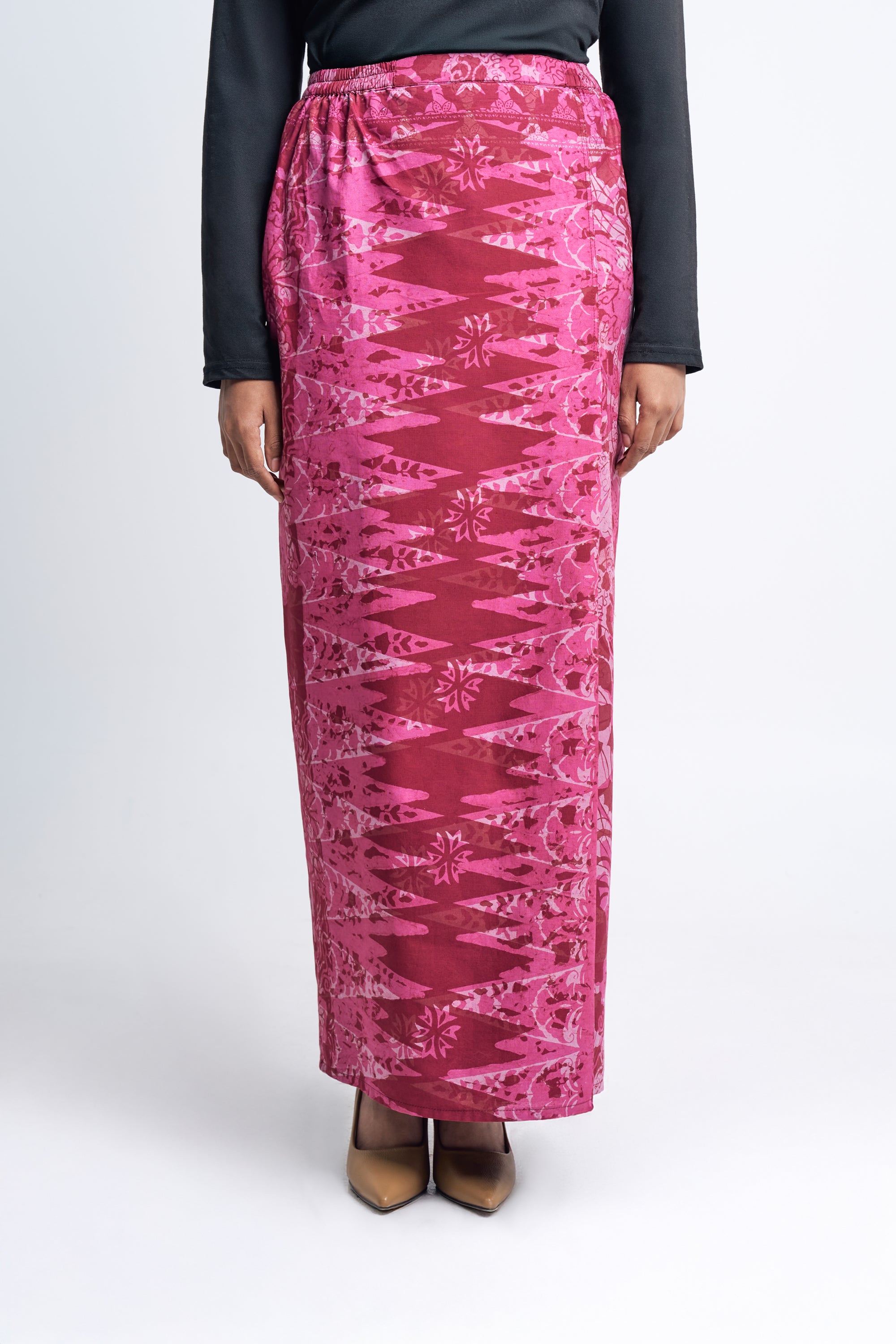 Artisan Clay Batik (Skirt) - Bold Pink