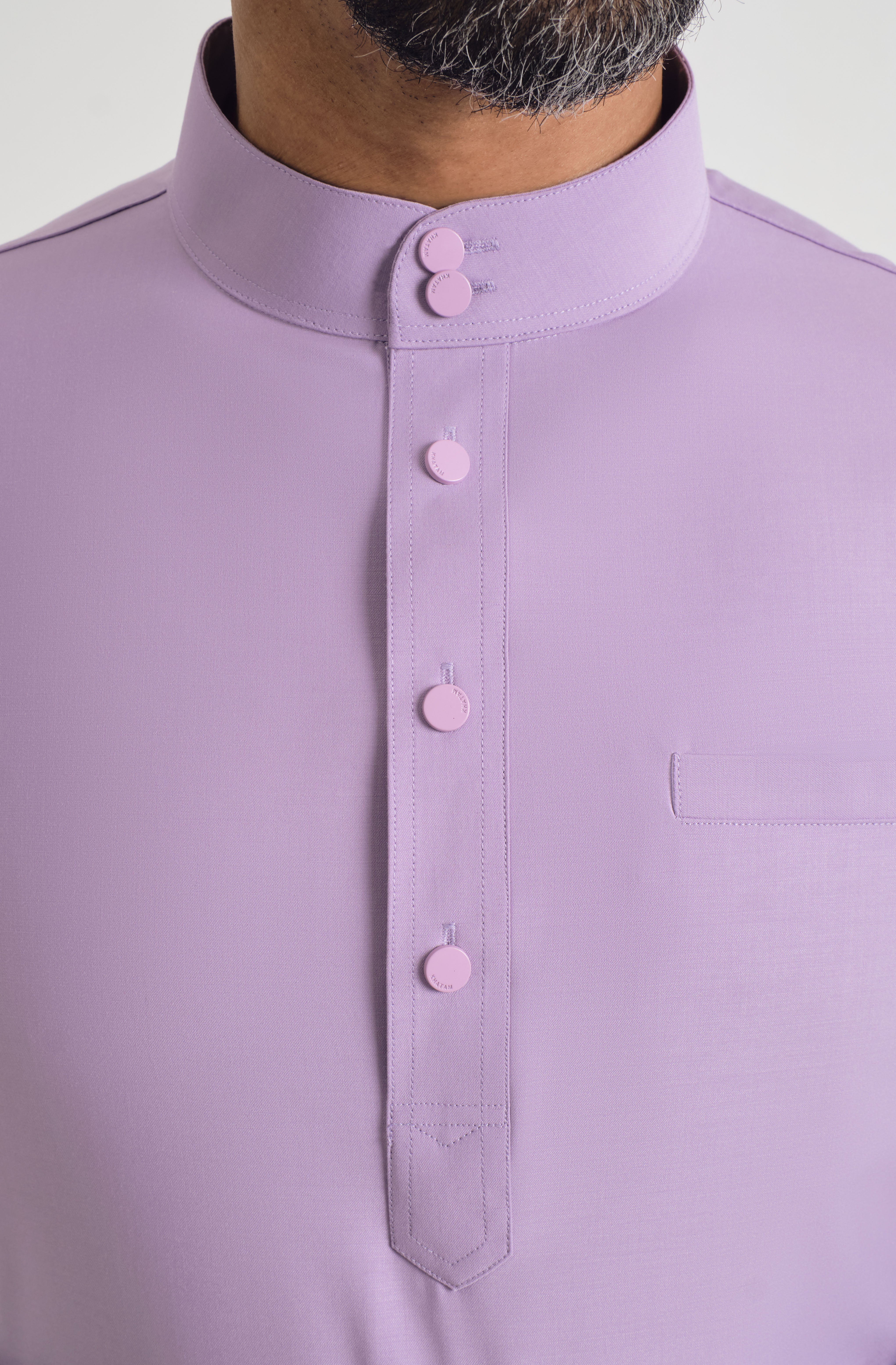 Patawali Baju Melayu Cekak Musang - Purple