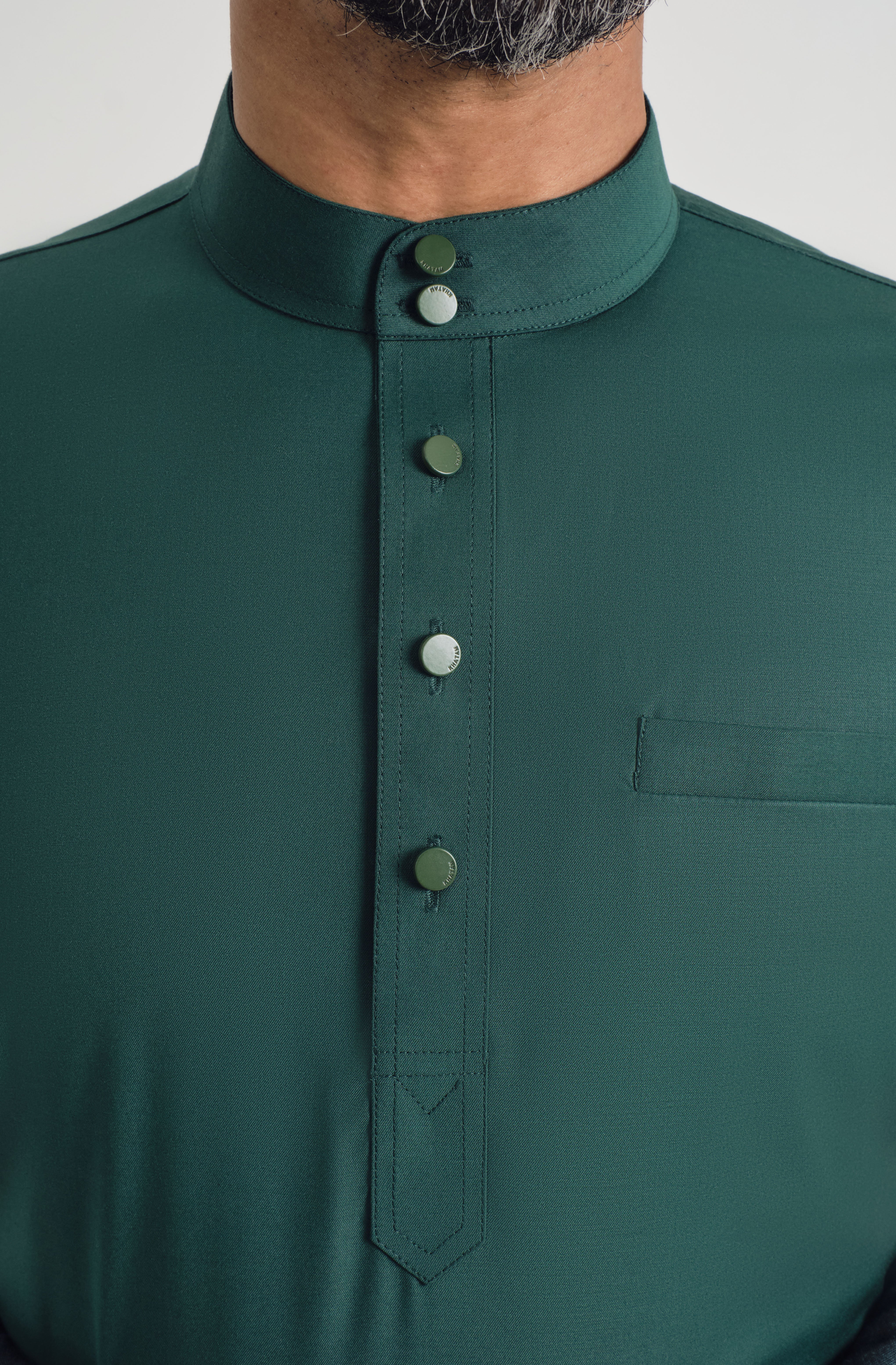 Patawali Baju Melayu Cekak Musang - Emerald Green