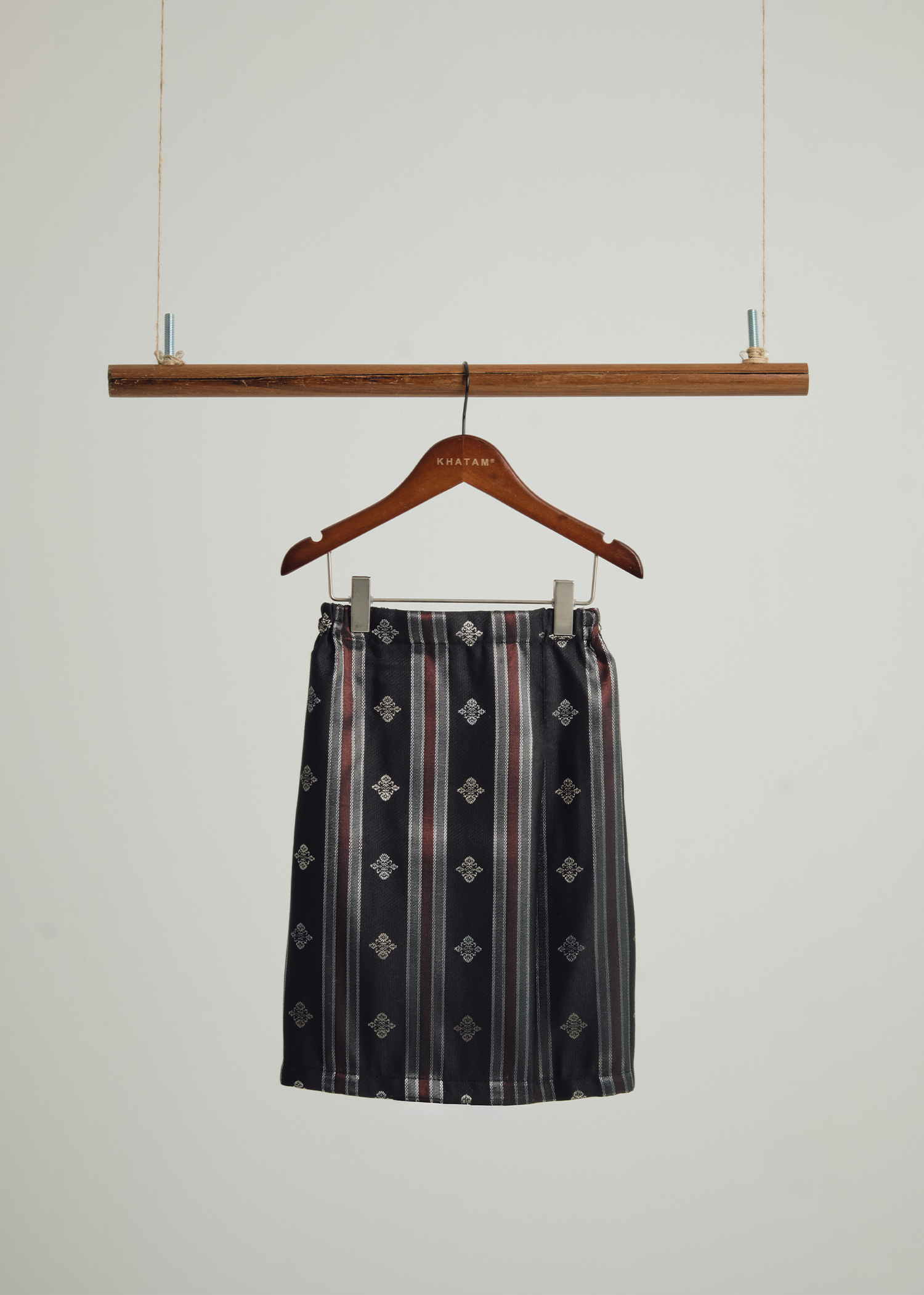 Boys Samping Galur Lawang - Black Silver