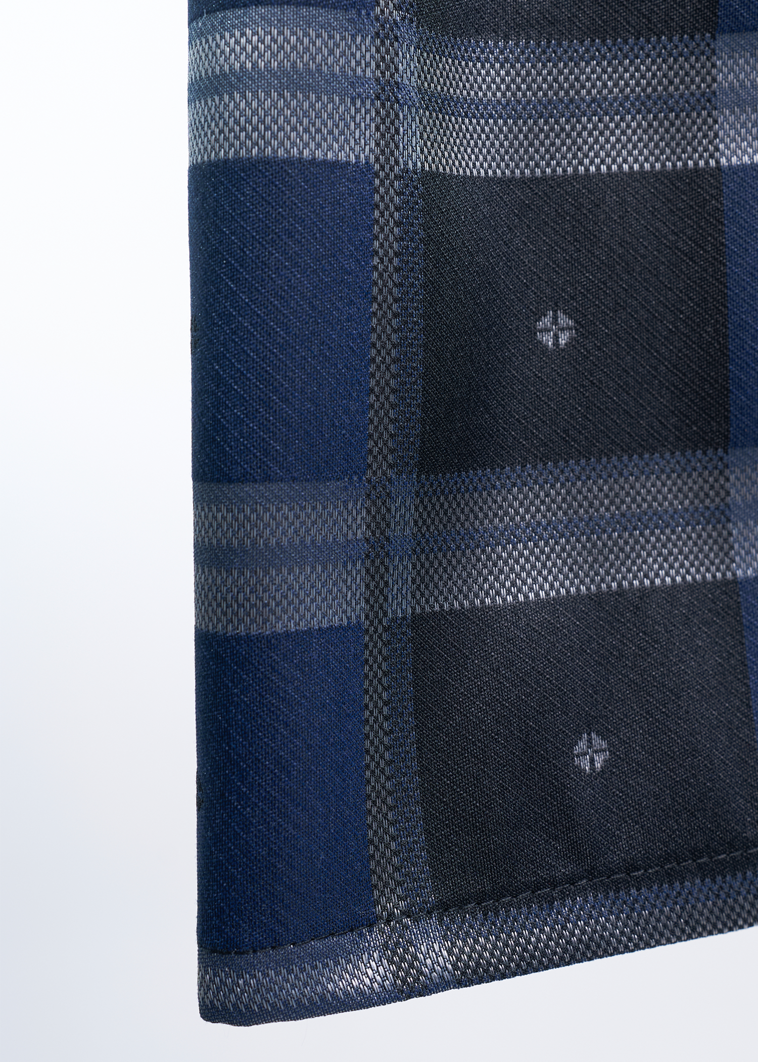 Boys Samping Lajur Cengkih - Perak Biru