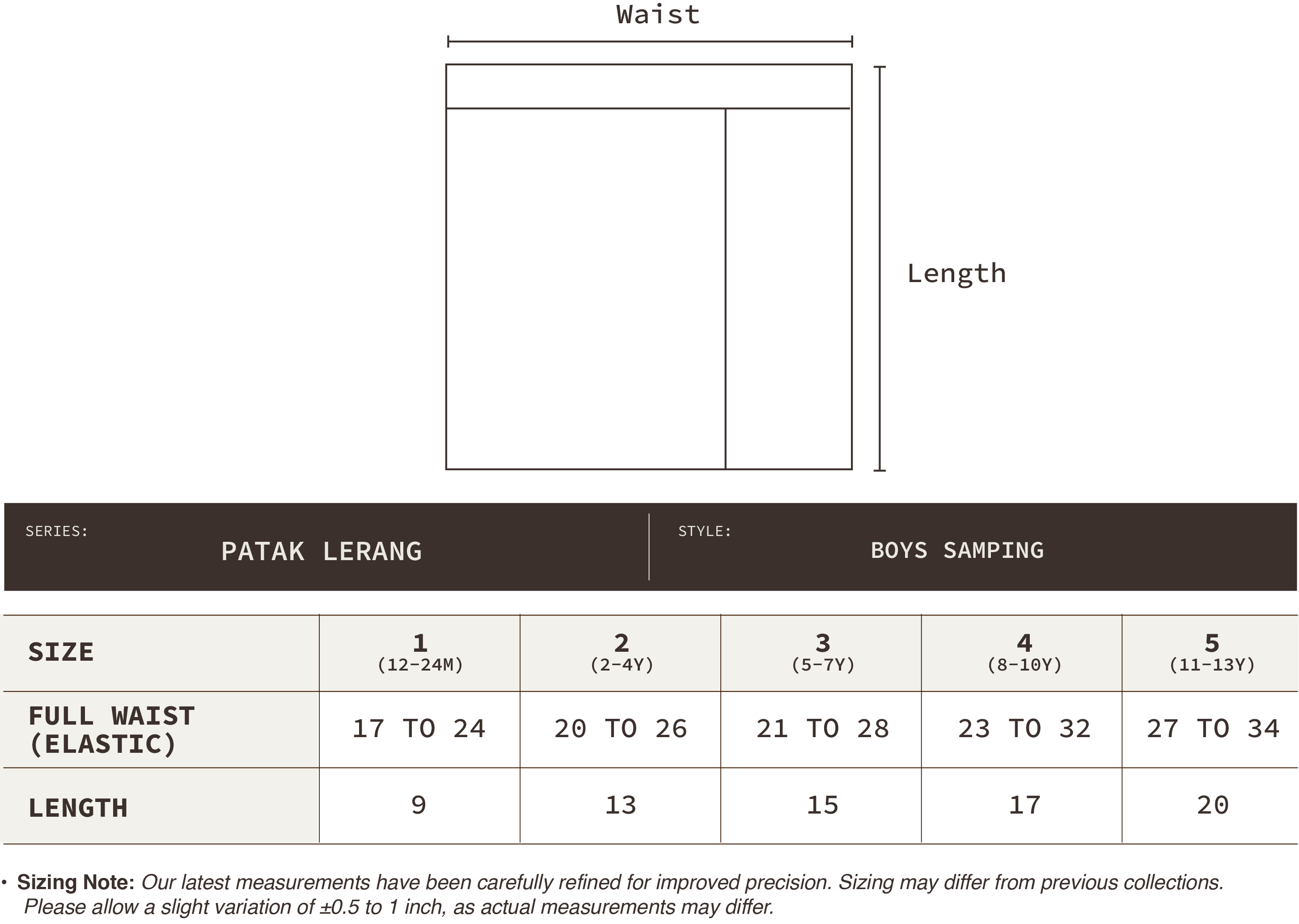 Boys Samping Patak Lerang - Hijau Biru