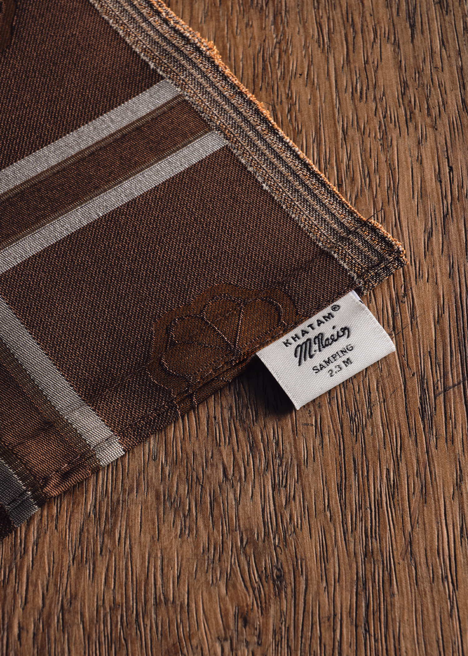 KHATAM x M.NASIR : Langgam Tampuk Manggis - Brown