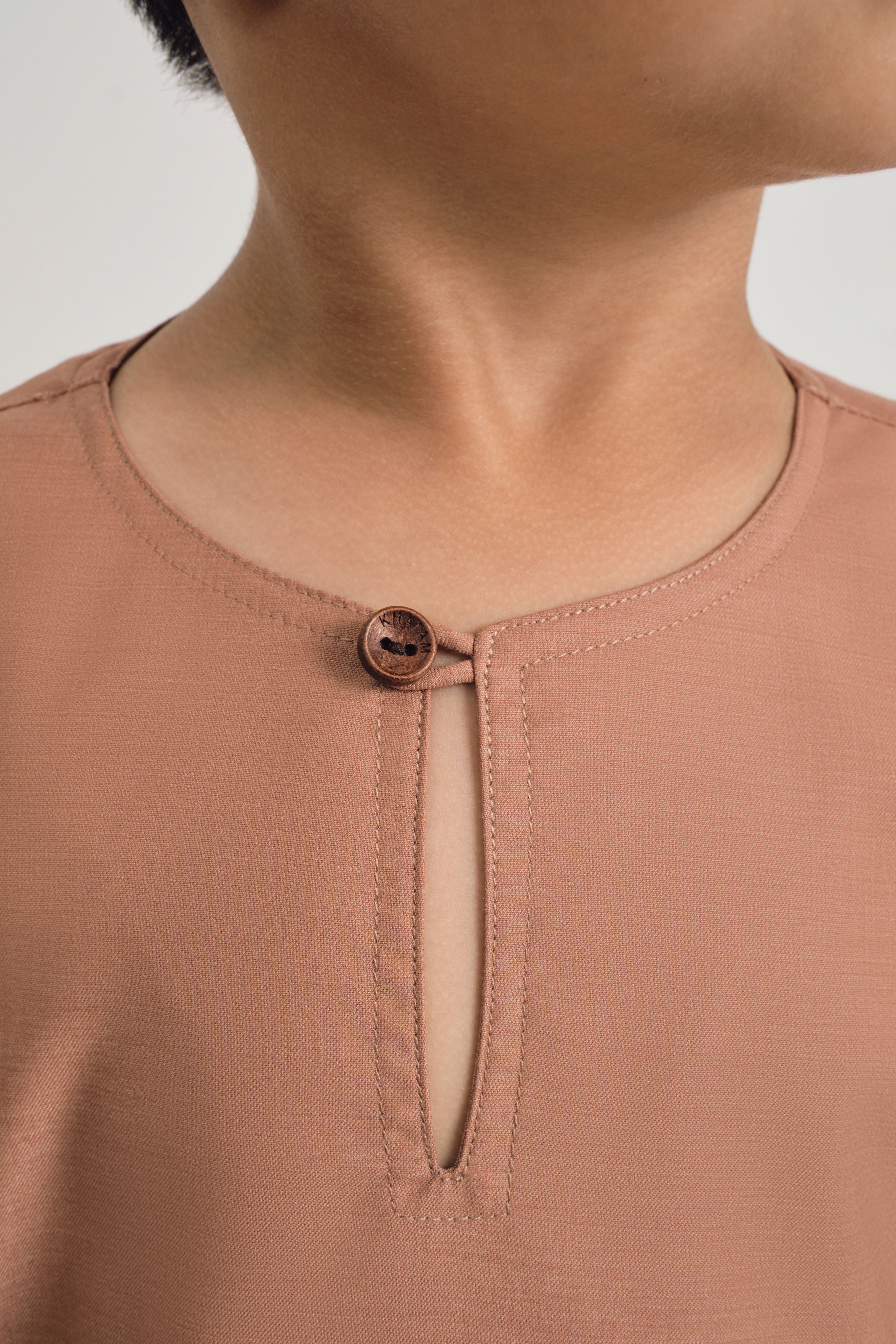 Patawali Boys Top - Clay Brown