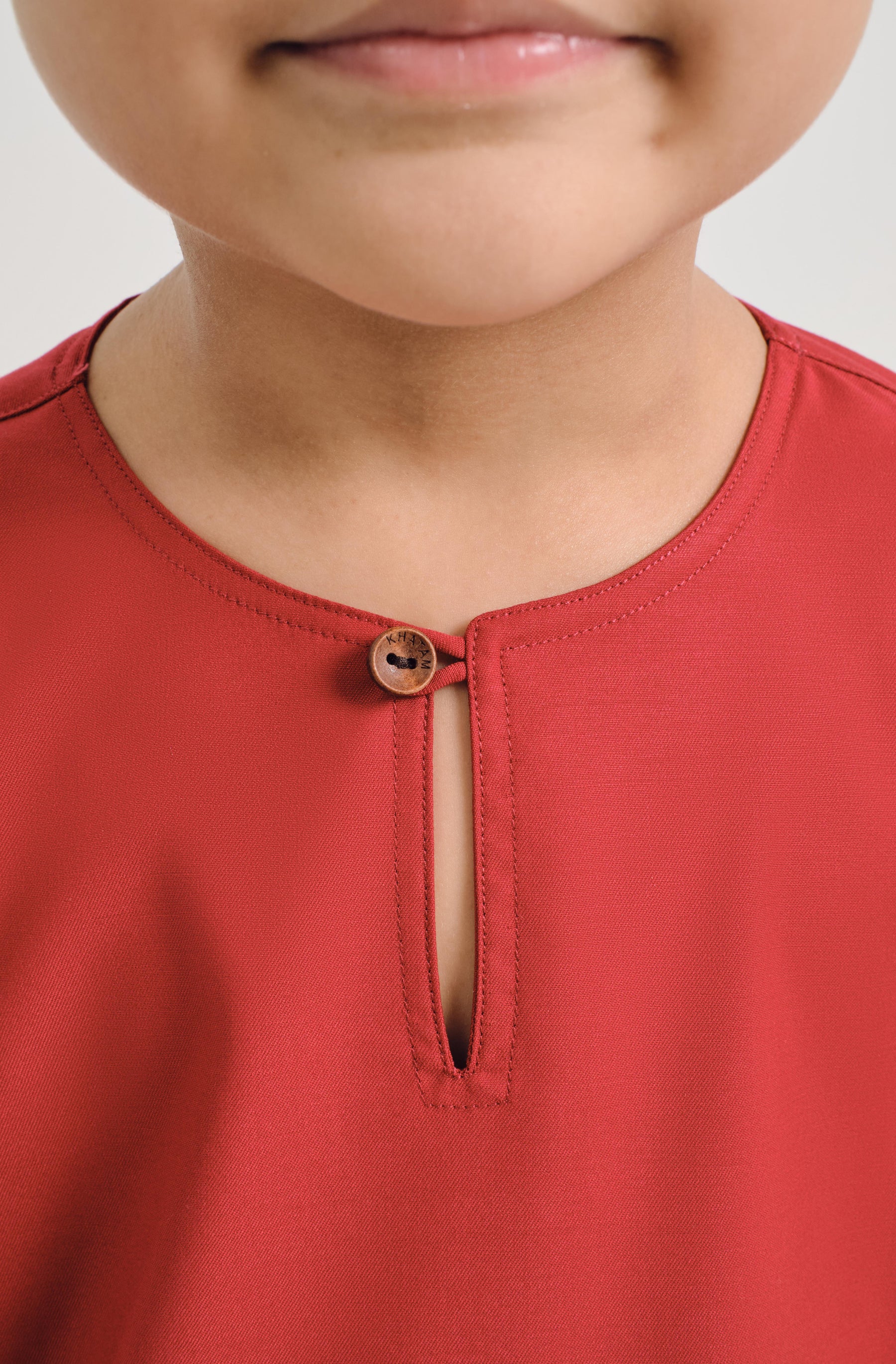 Patawali Boys Top - Crimson Red