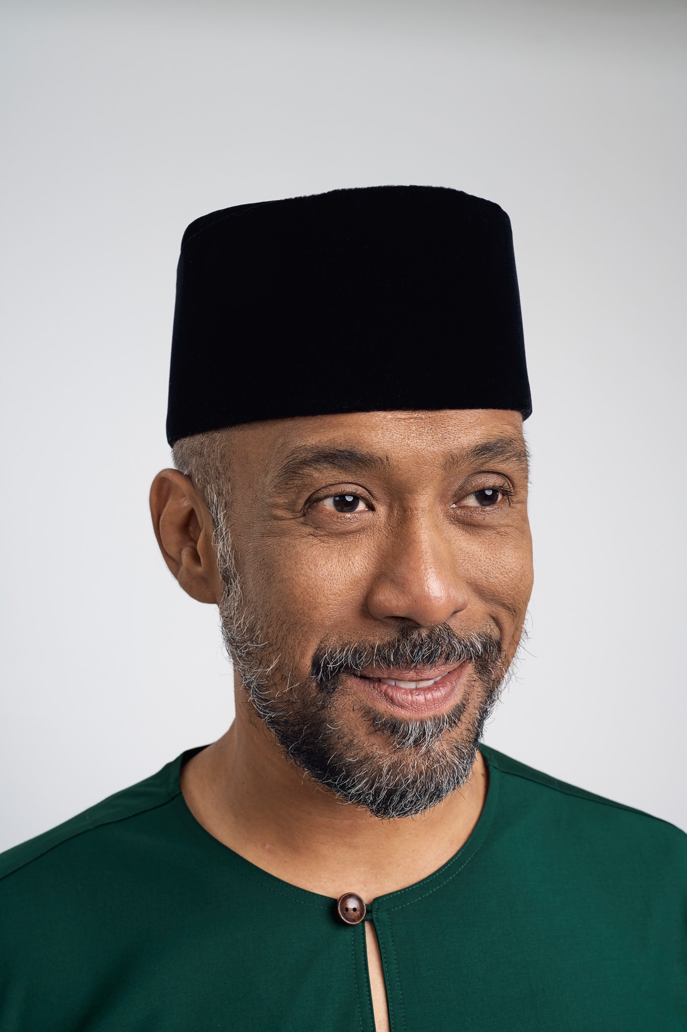 Patawali Modern Fit Baju Melayu Teluk Belanga - Deep Green