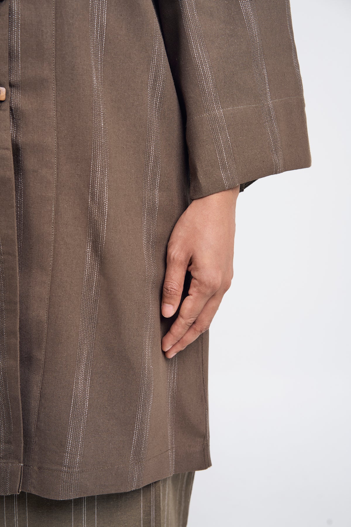 Detak Women Baju Belah - Dusty Olive