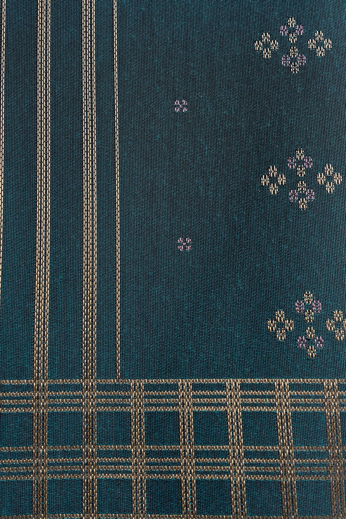 Samping Galur Cengkih - Hijau Emas