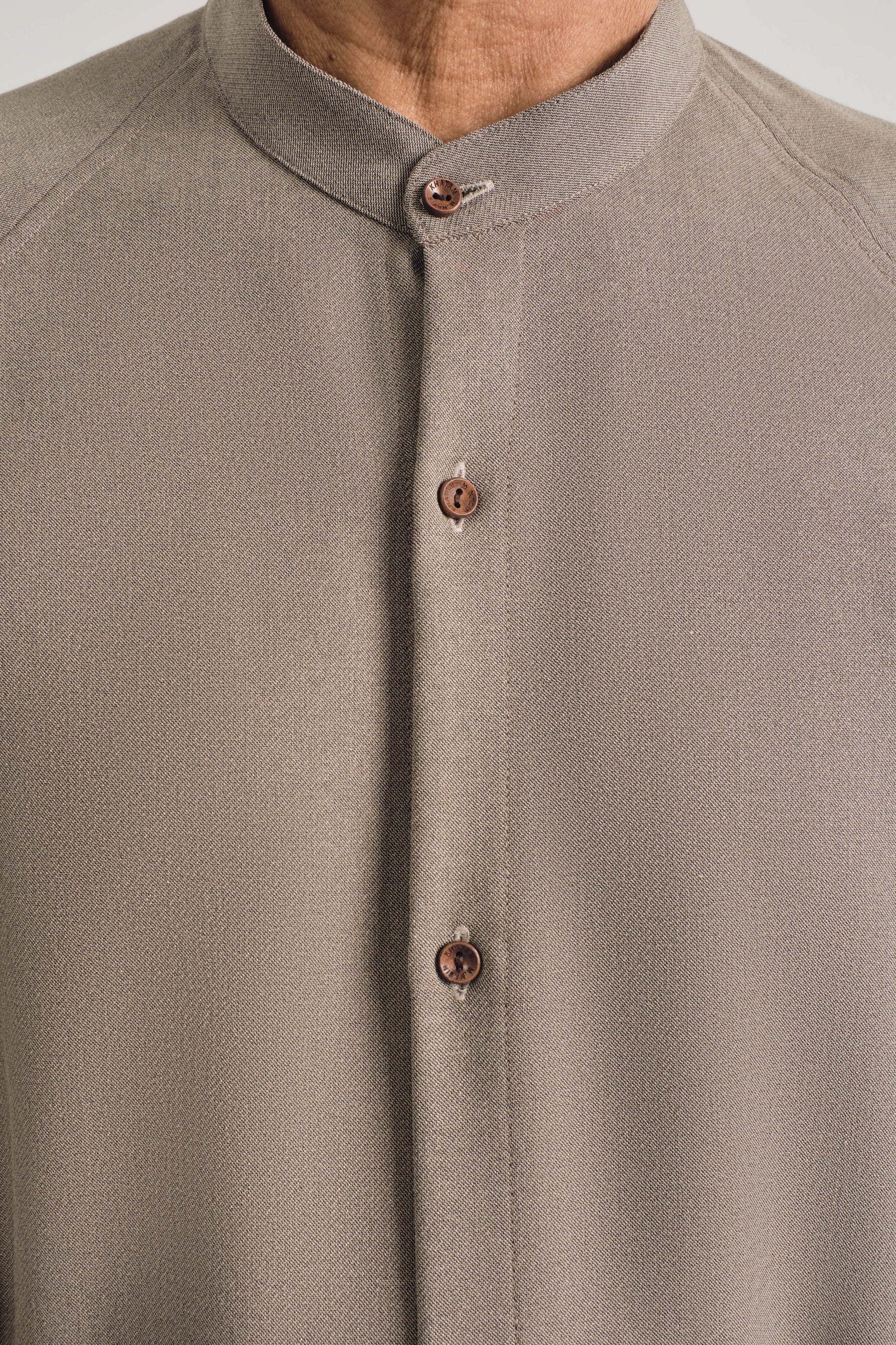 KHATAM x M.NASIR : Raglan Top - Grey