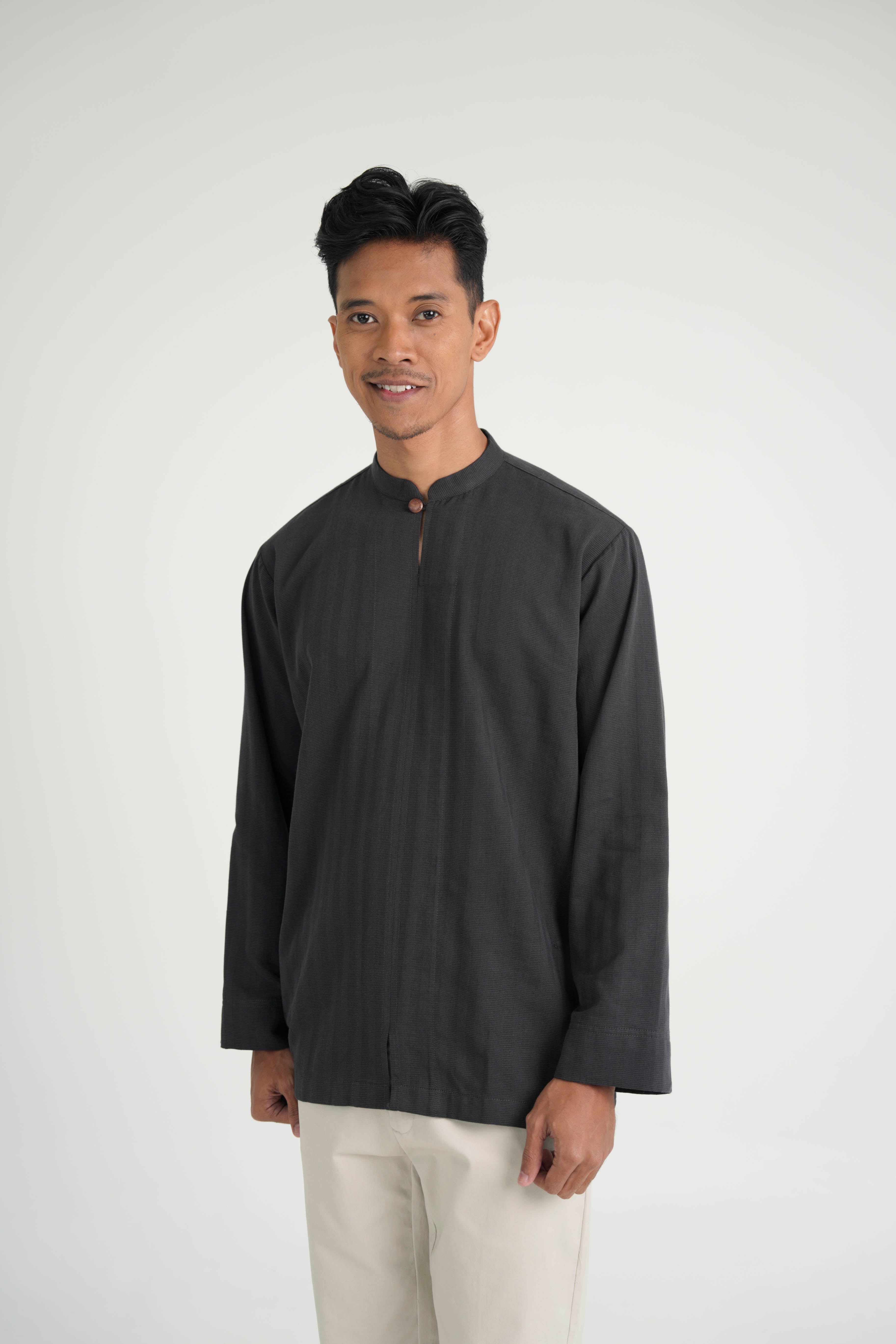 Jalenan Modern Fit Collared Top - Hale Blue