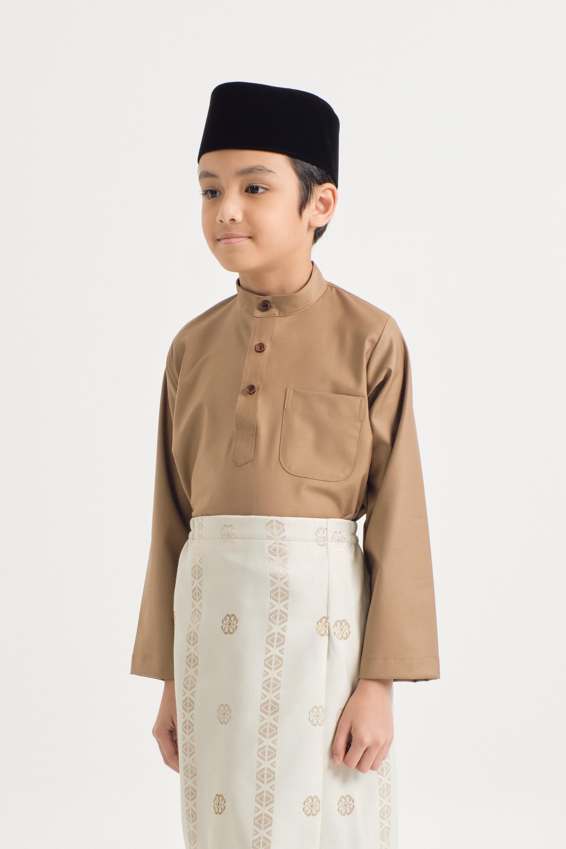 Patawali Boys Baju Melayu Cekak Musang - Hazel Brown