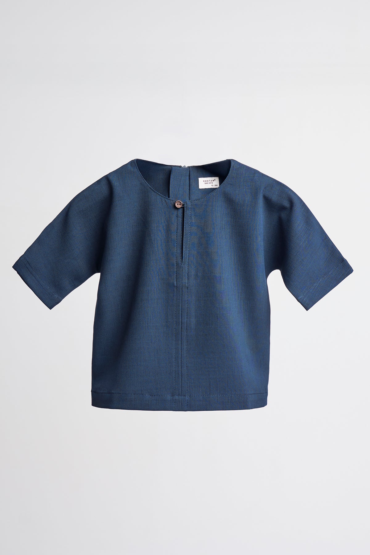 Kemudi Baby Boy Top - Dark Blue