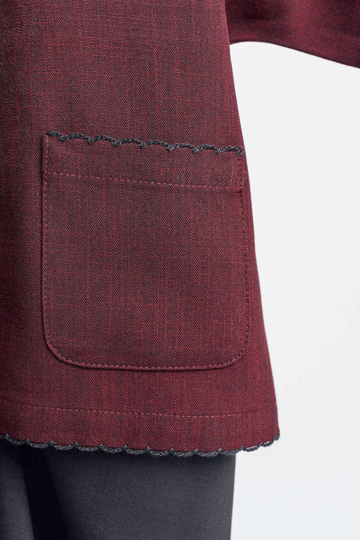 Kemudi Baby Girl Baju Kurung - Red Black