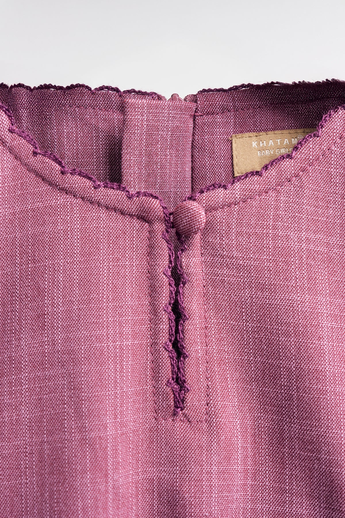Kemudi Baby Girl Baju Kurung - Mulberry Pink