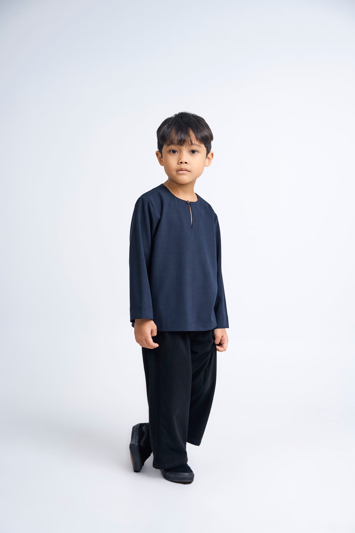 Kemudi Boys Top - Dark Blue