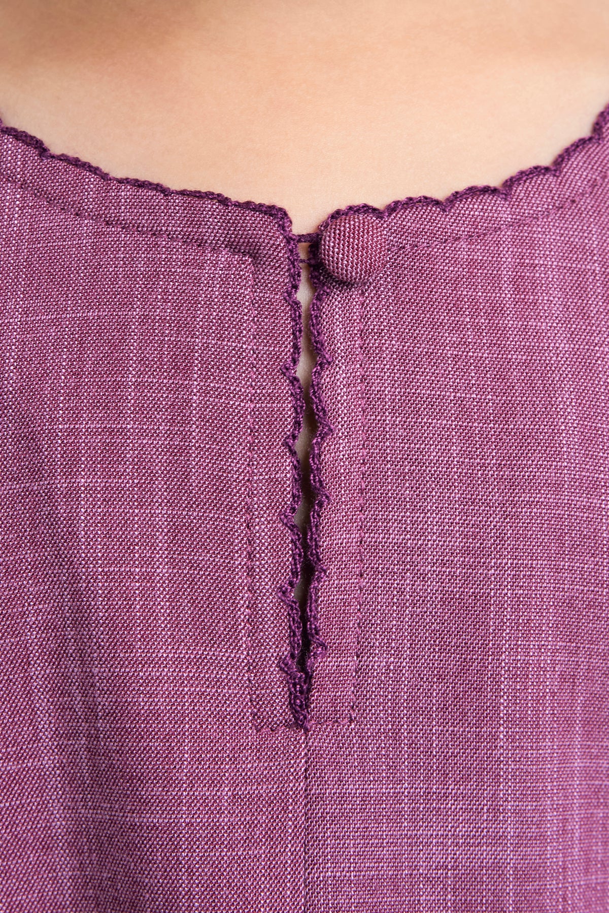 Kemudi Girls Baju Kurung - Mulberry Pink