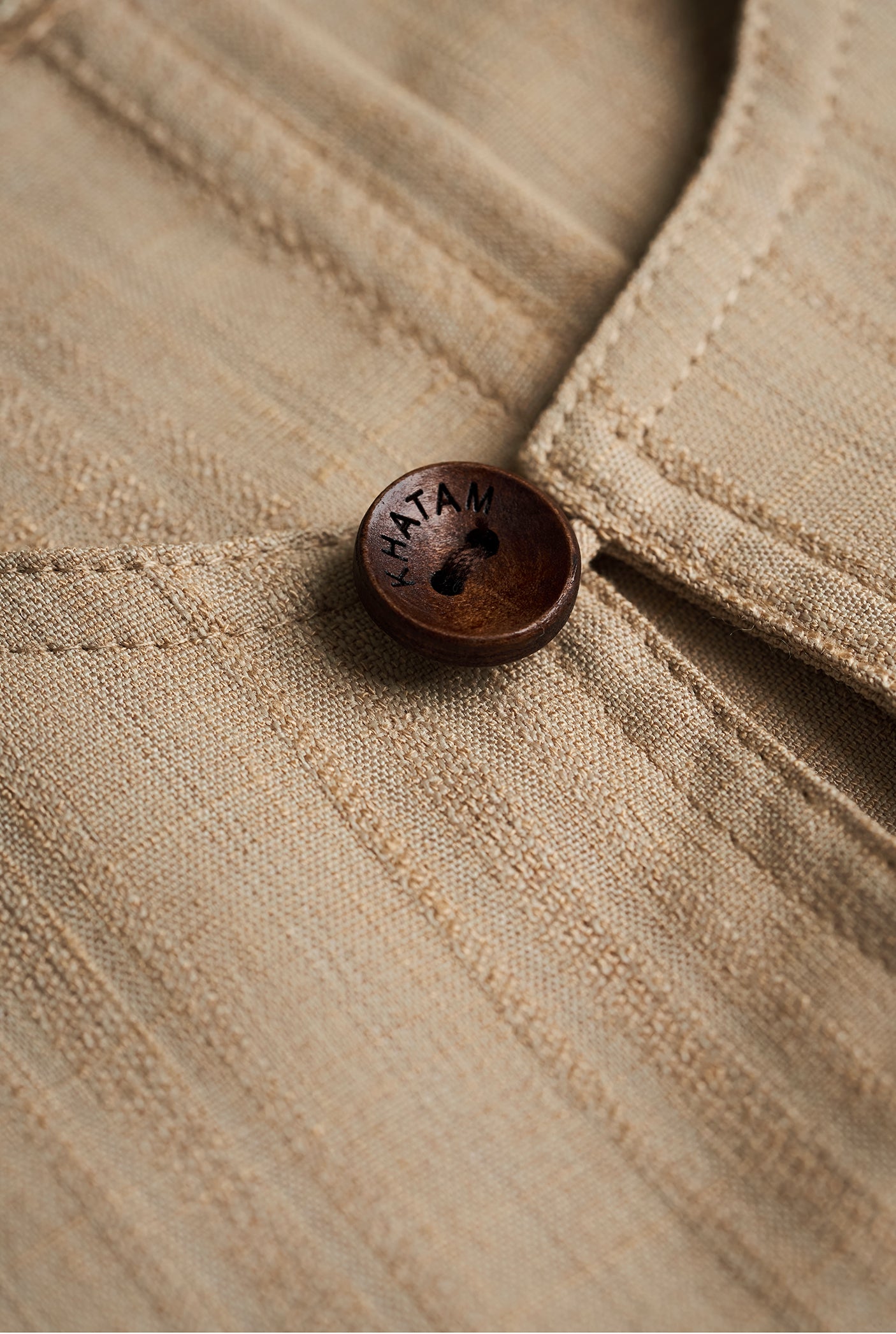 Lembar Modern Fit Long Sleeves Top - Light Brown