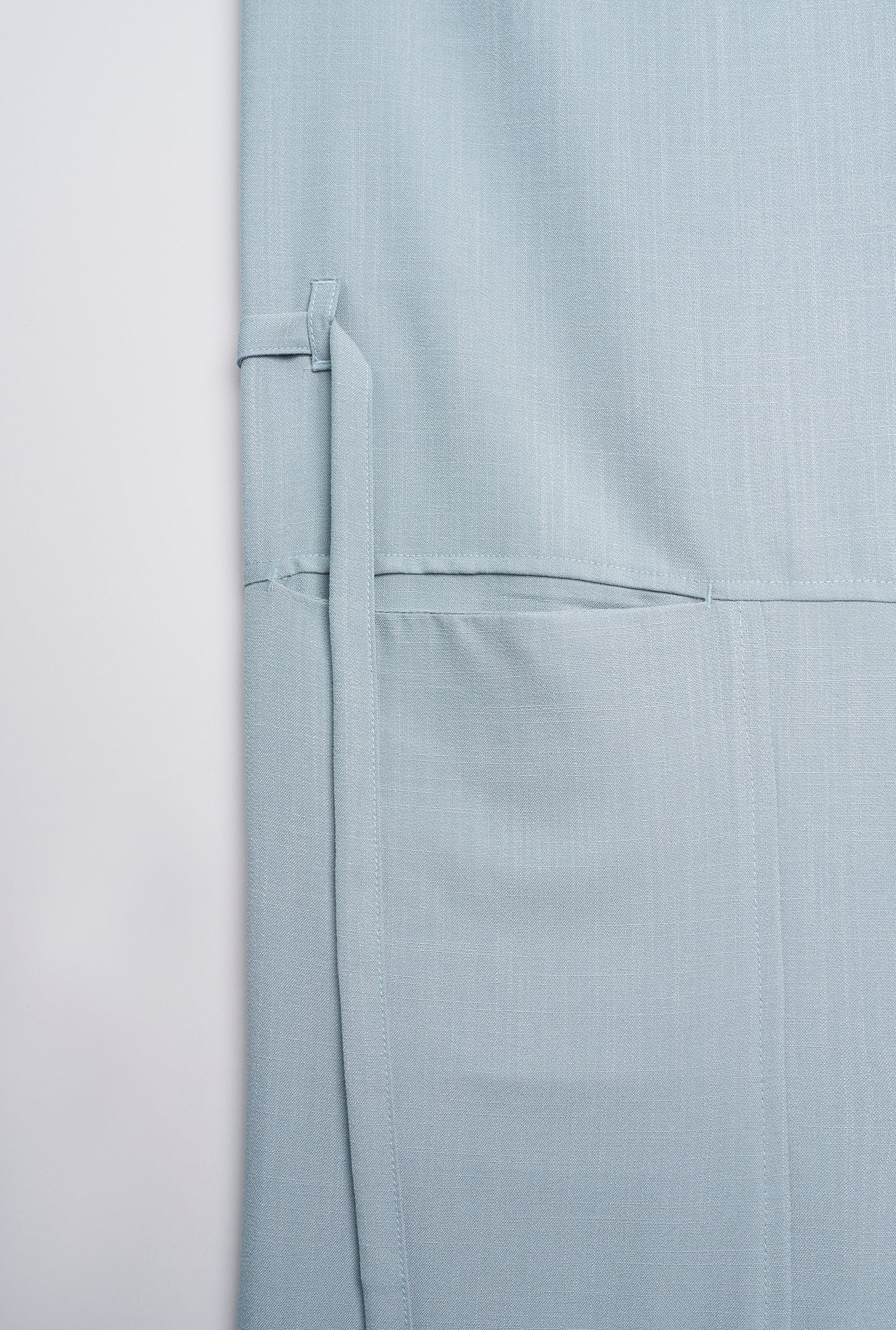 OG' Series Baju Melayu Teluk Belanga Klasik Seluar Ikat - Biru Muda