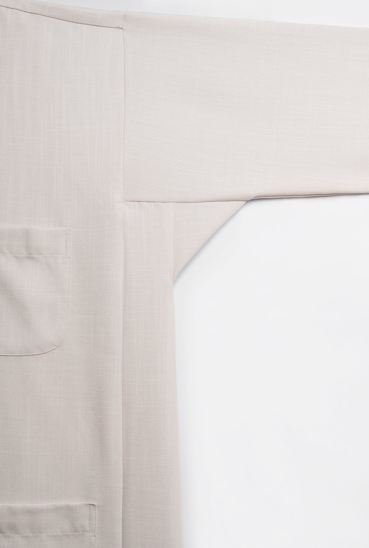 OG' Series Baju Melayu Teluk Belanga Klasik Seluar Moden - Putih Gading