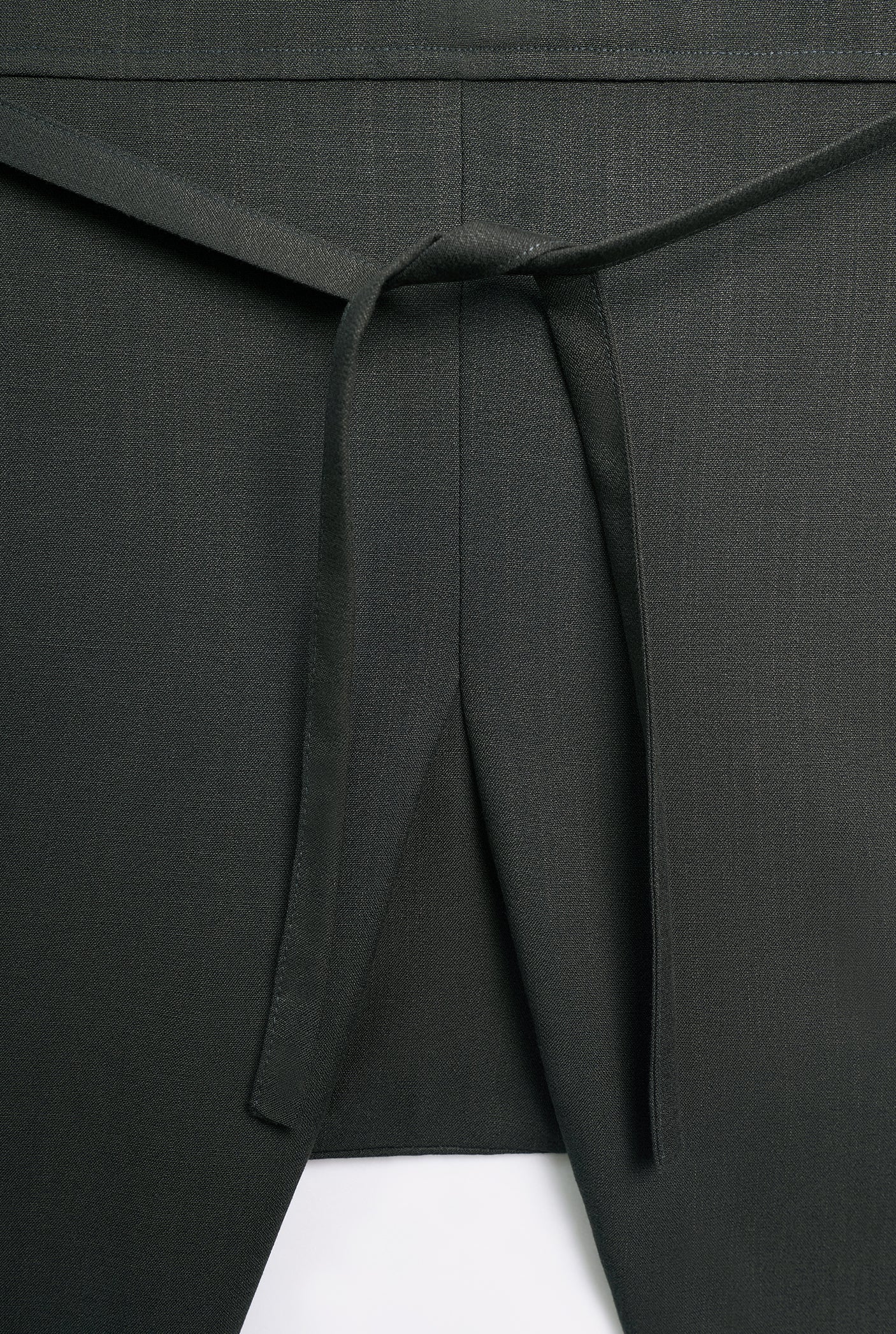 OG' Series Baju Melayu Teluk Belanga Klasik Seluar Ikat - Hijau Arang