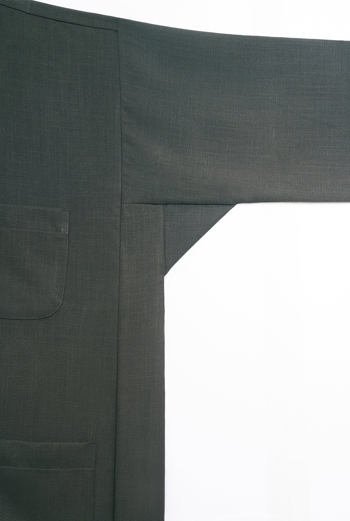 OG' Series Baju Melayu Teluk Belanga Klasik Seluar Moden - Hijau Arang