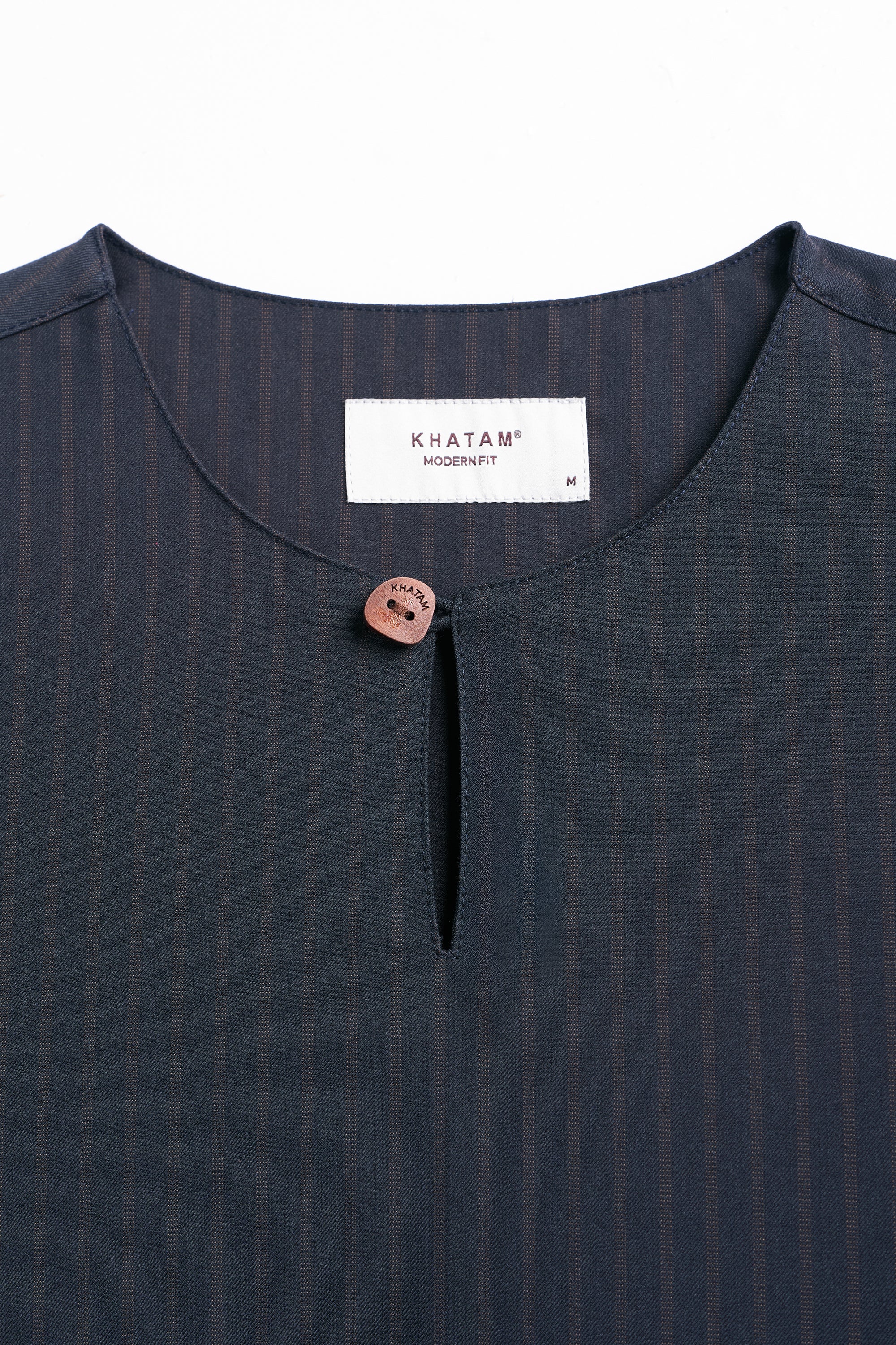 Pasak Modern Fit Top Quarter Sleeves - Dark Blue