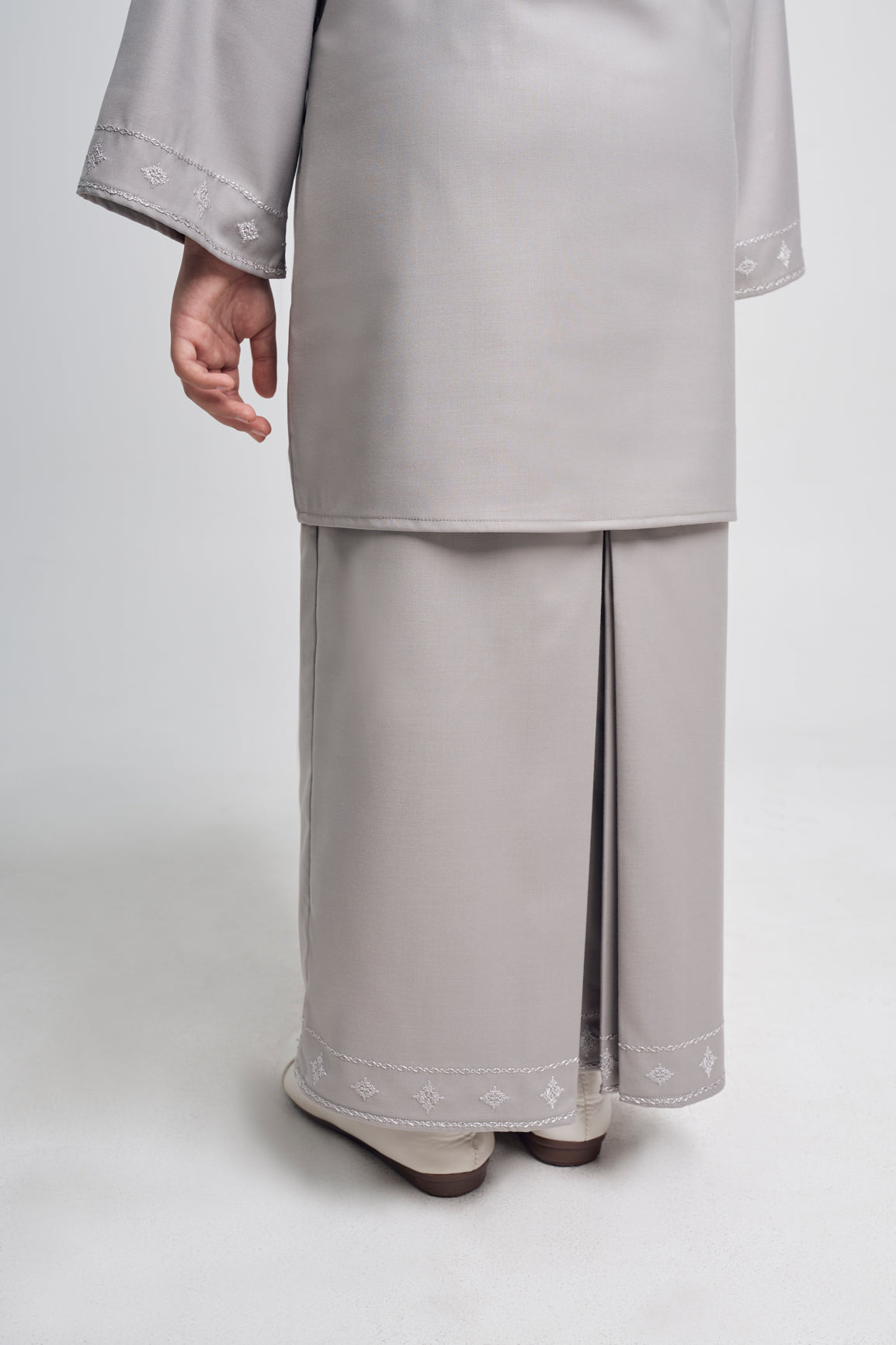 Patawali Girl Kebaya - Ash Grey