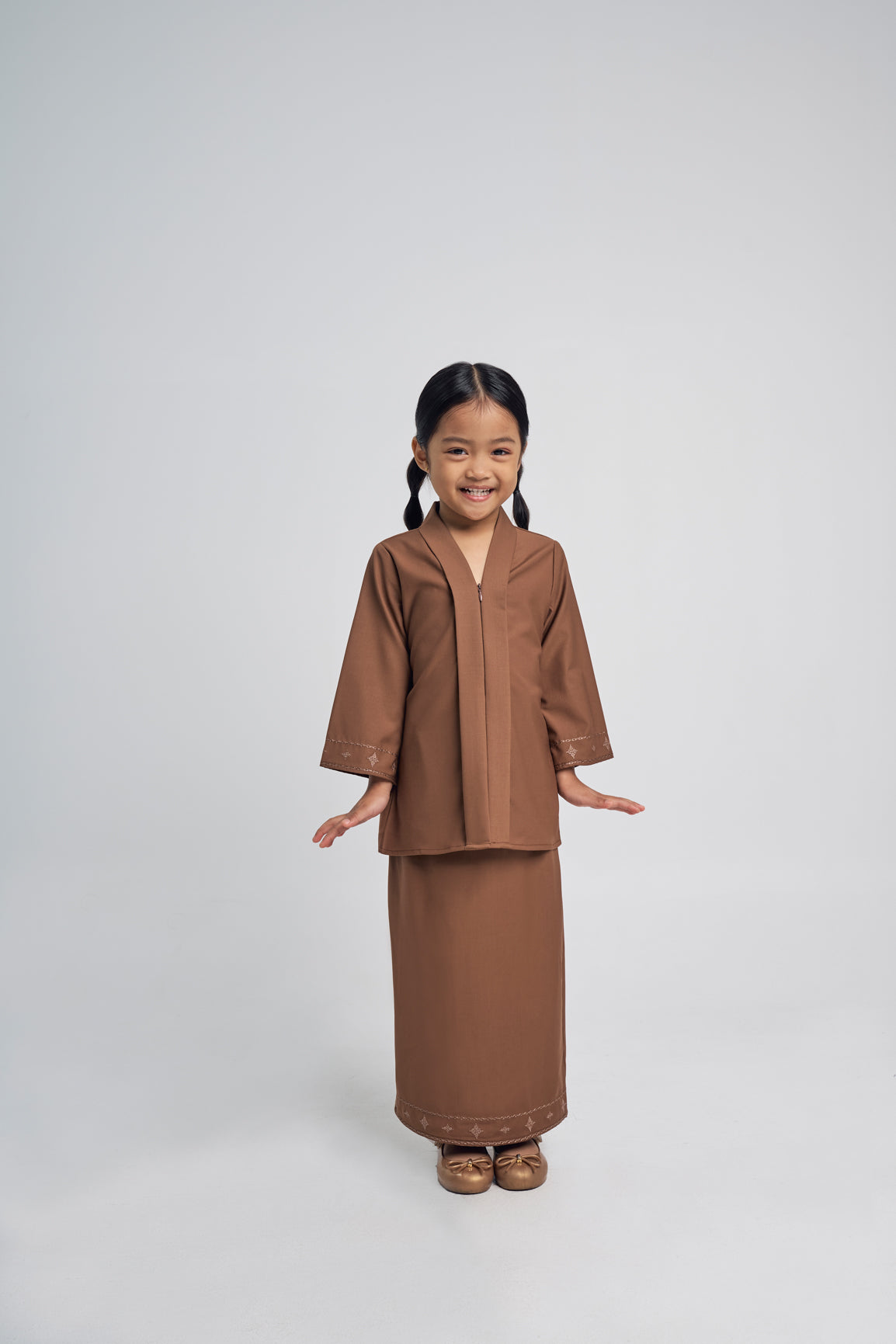 Patawali Girl Kebaya - Coffee Brown