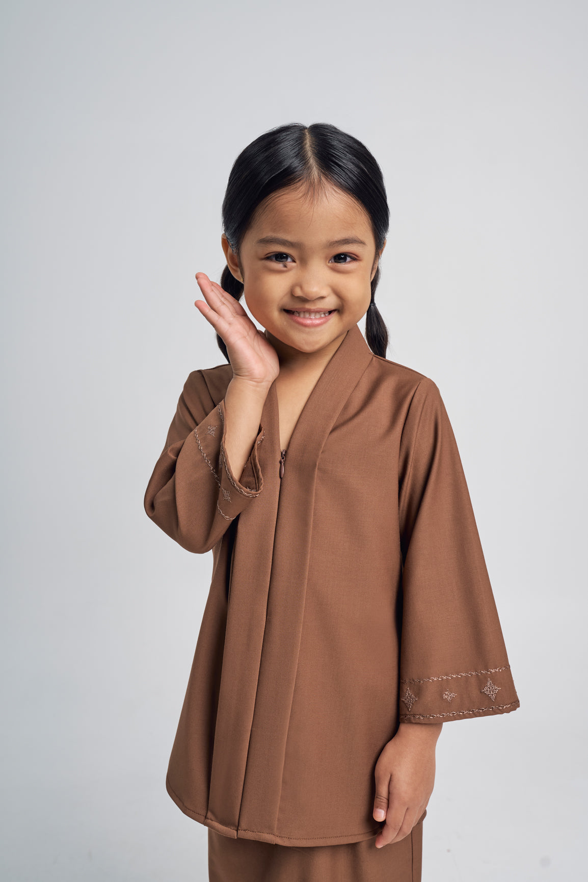 Patawali Girl Kebaya - Coffee Brown
