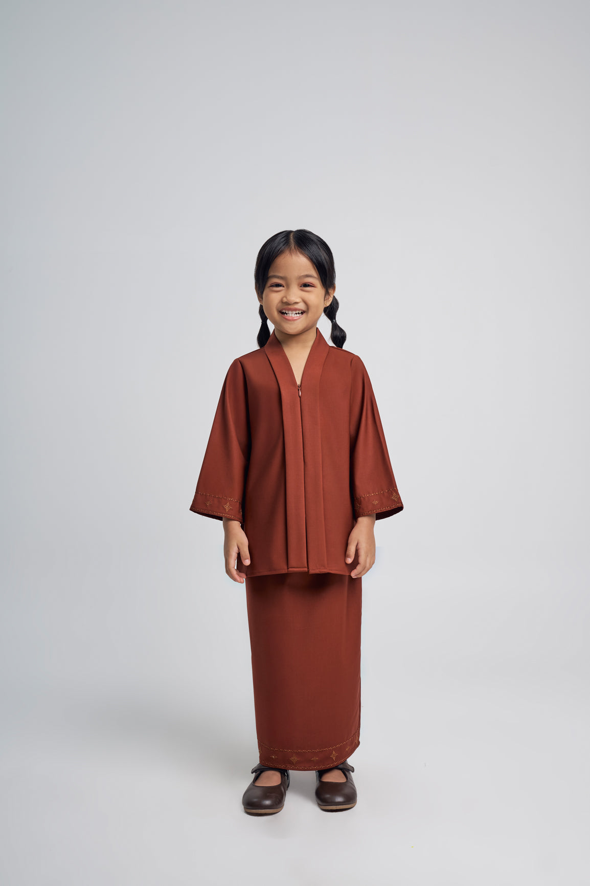 Patawali Girl Kebaya - Bean Brown