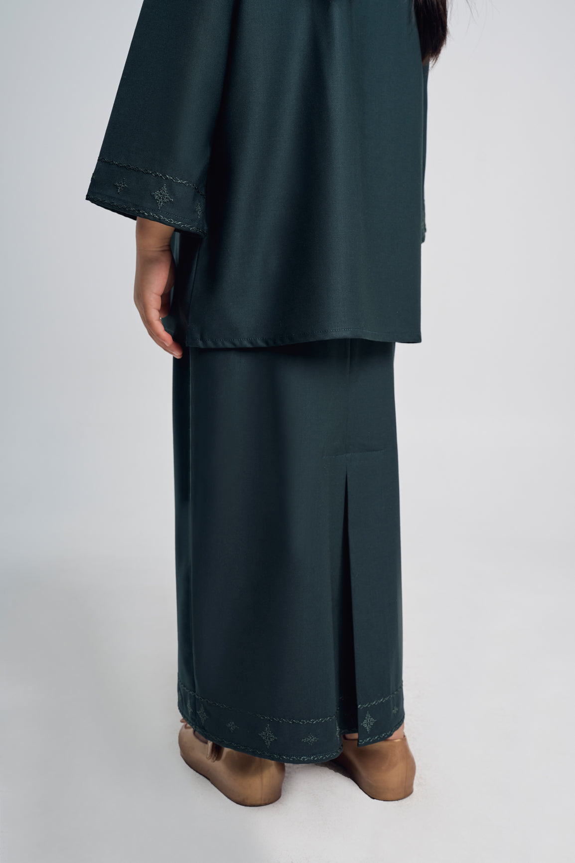 Patawali Girl Kebaya - Deep Green