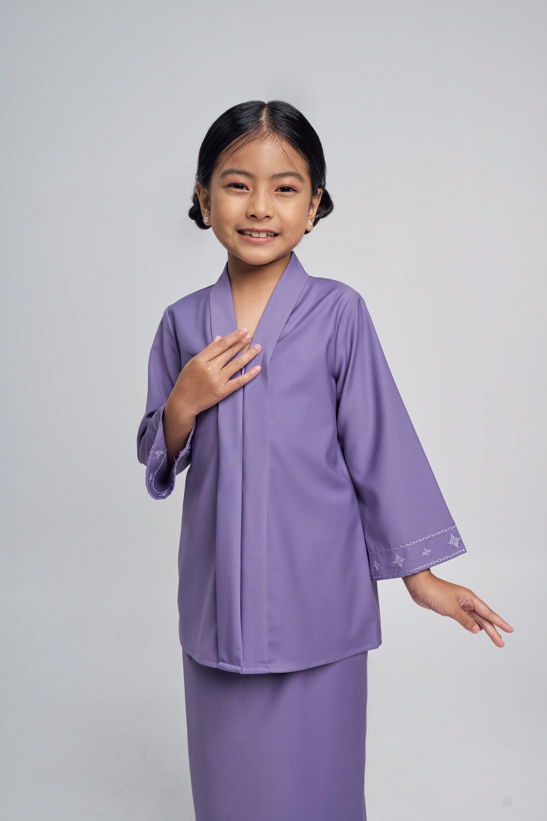 Patawali Girl Kebaya - Purple Yam
