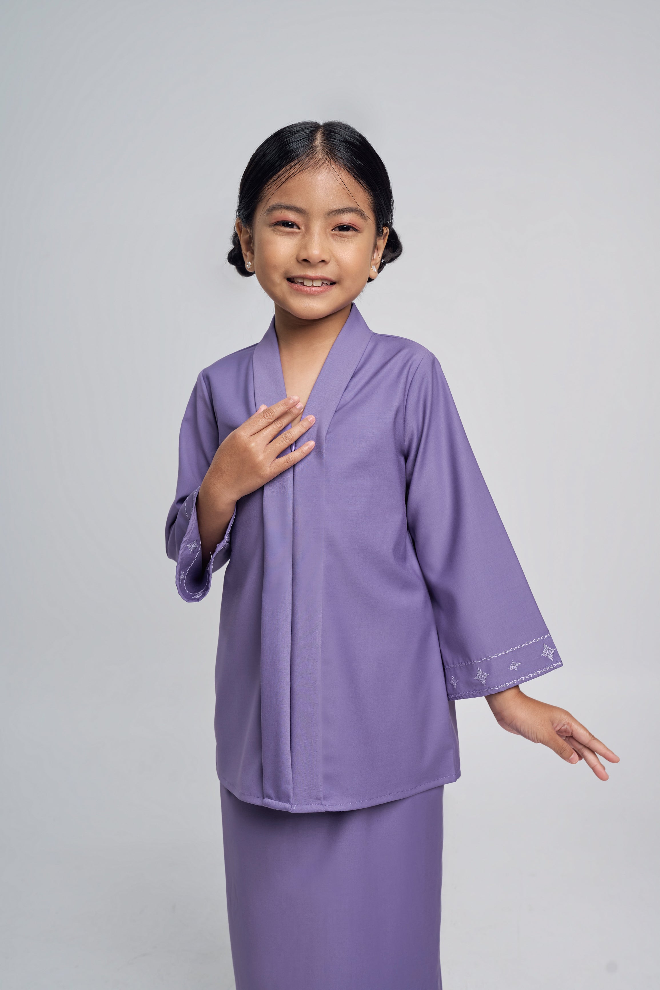 Patawali Girl Kebaya - Purple Yam