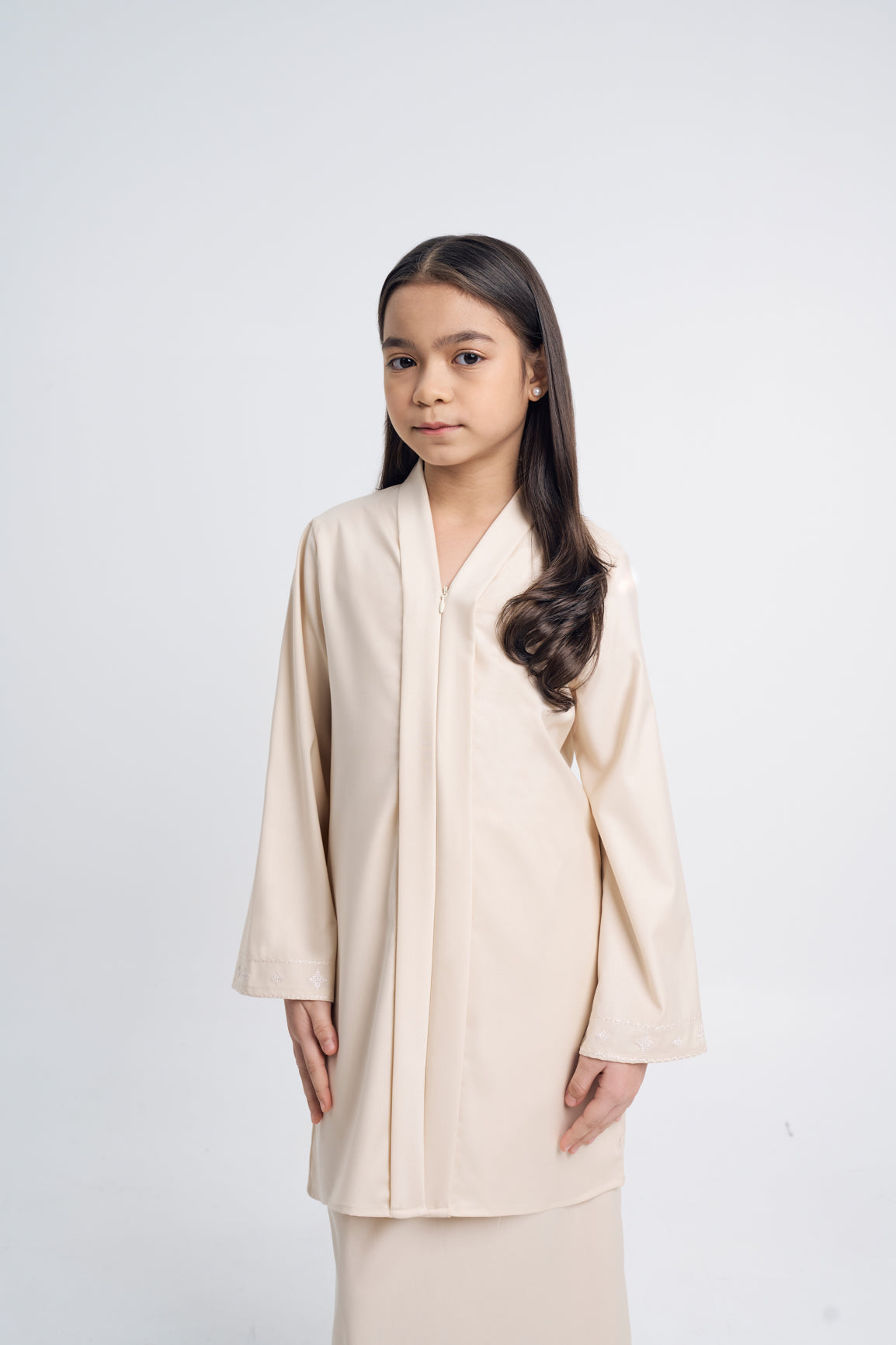 Patawali Girl Kebaya - Ecru Beige