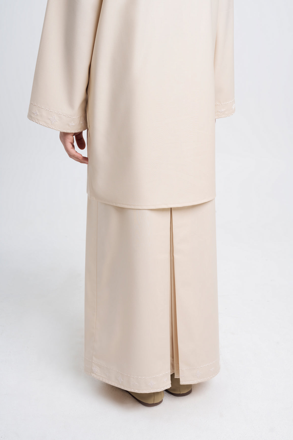 Patawali Girl Kebaya - Ecru Beige