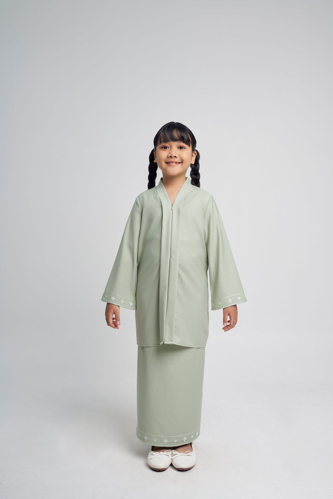 Patawali Girl Kebaya - Mint Green