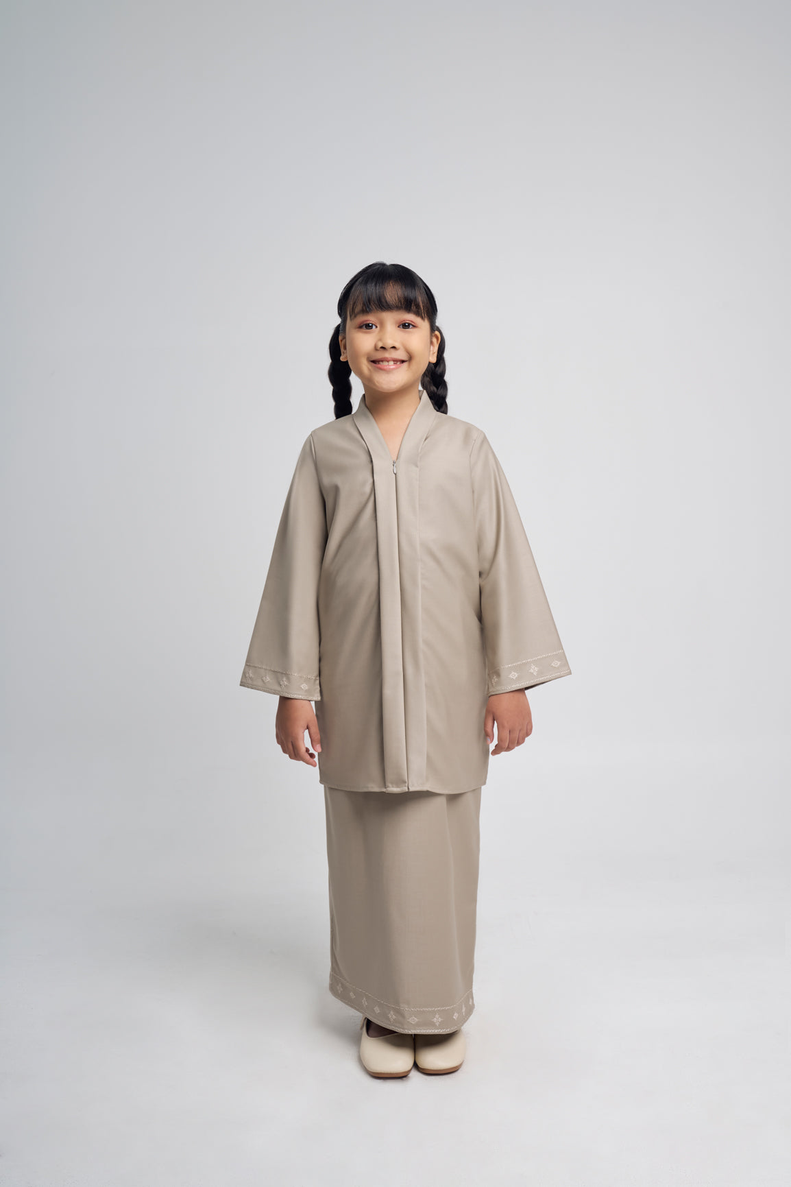 Patawali Girl Kebaya - Light Olive