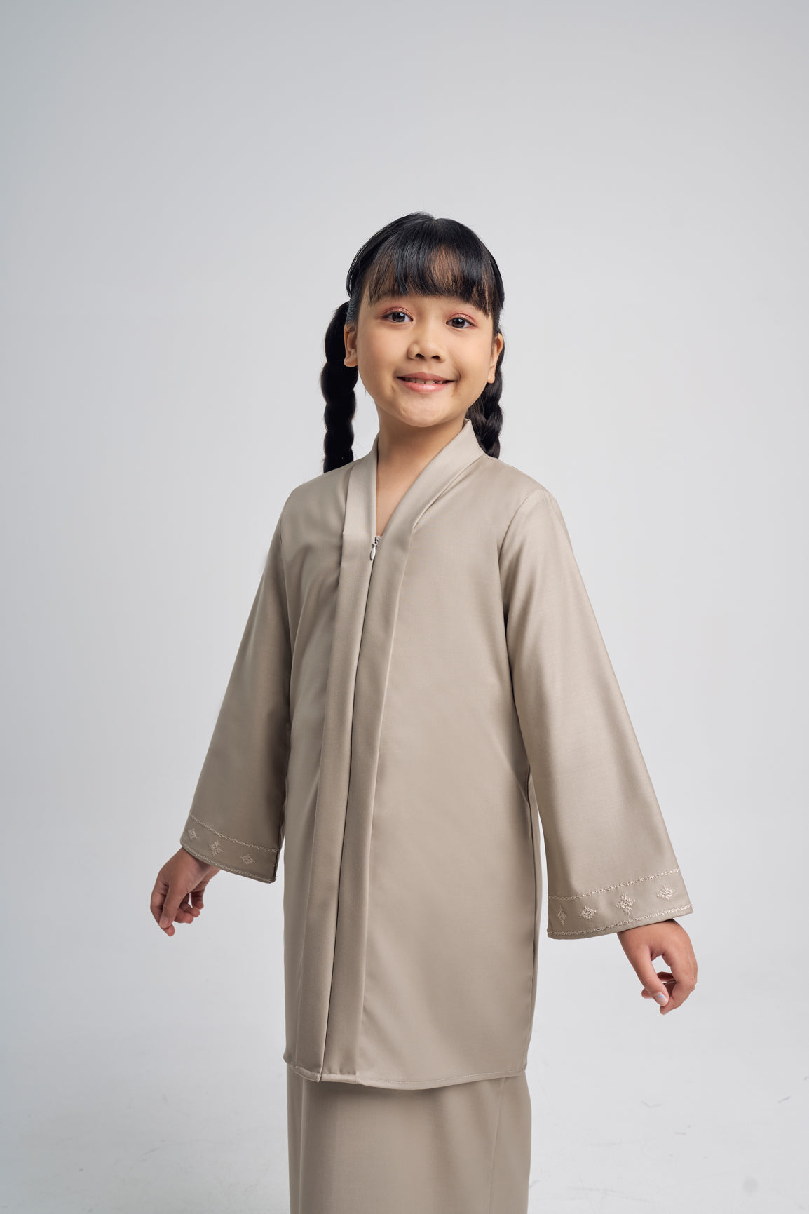 Patawali Girl Kebaya - Light Olive