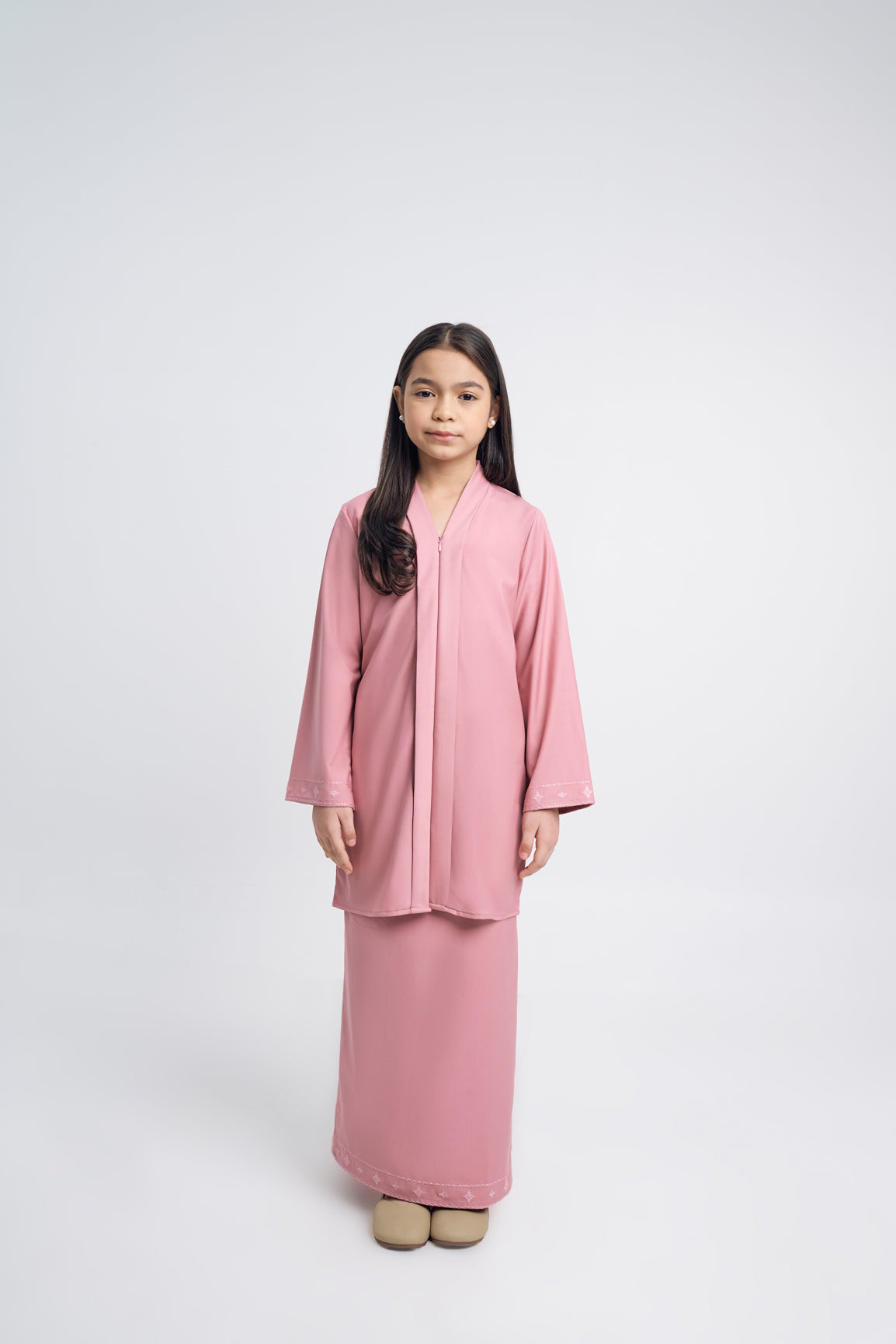 Patawali Girl Kebaya - Dusty Pink