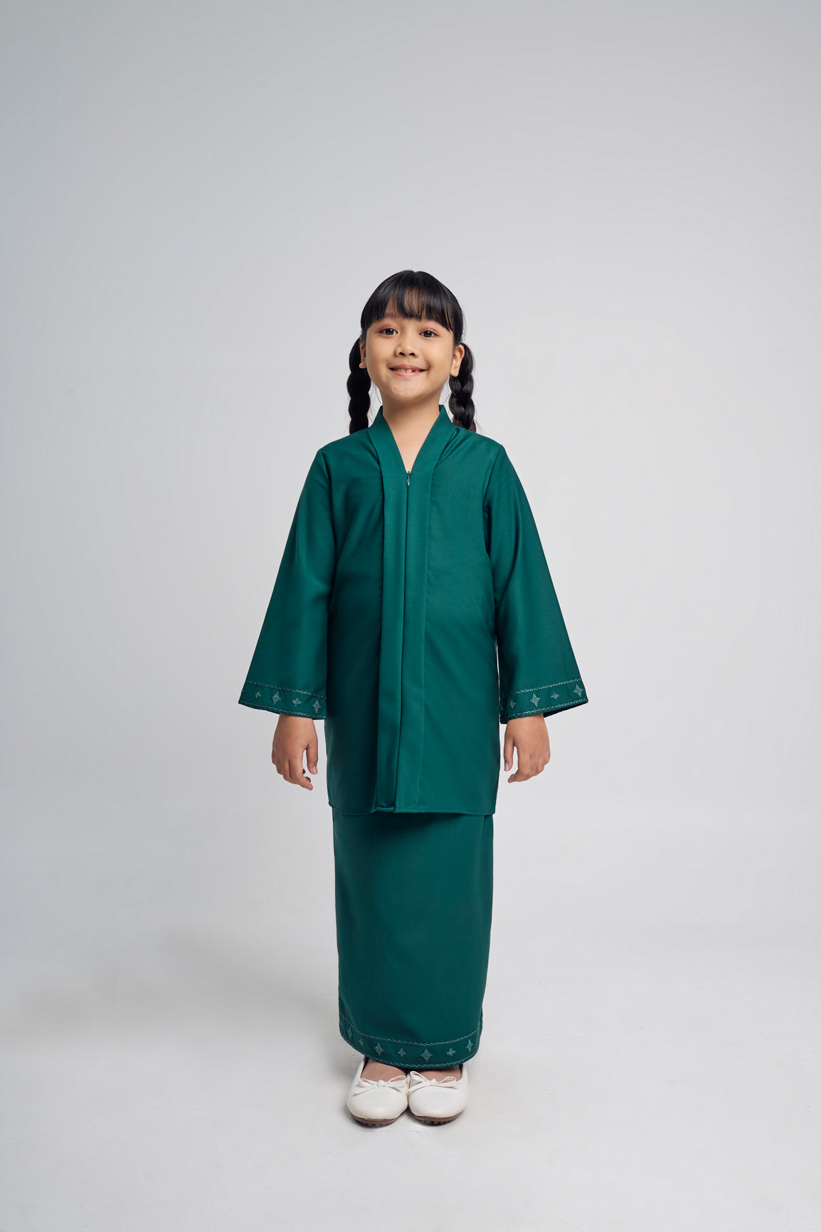 Patawali Girl Kebaya - Emerald Green