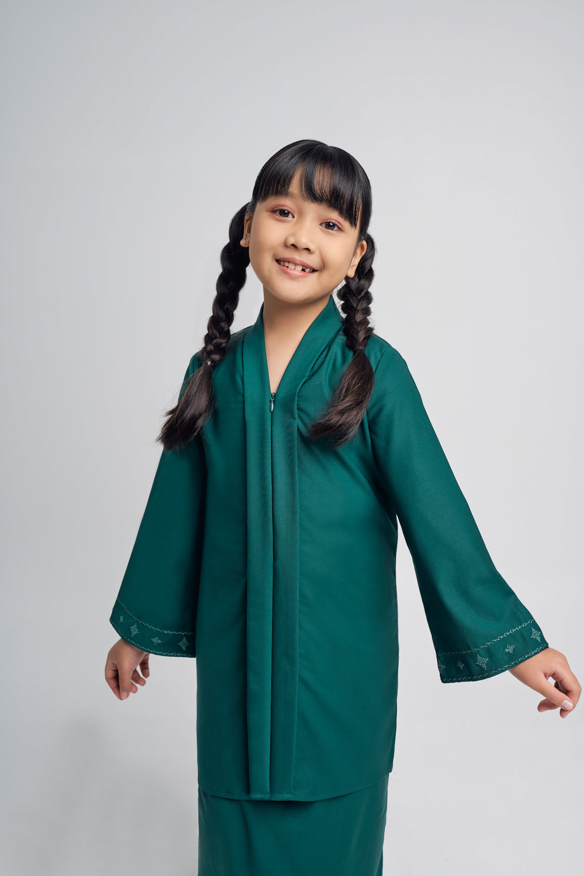 Patawali Girl Kebaya - Emerald Green