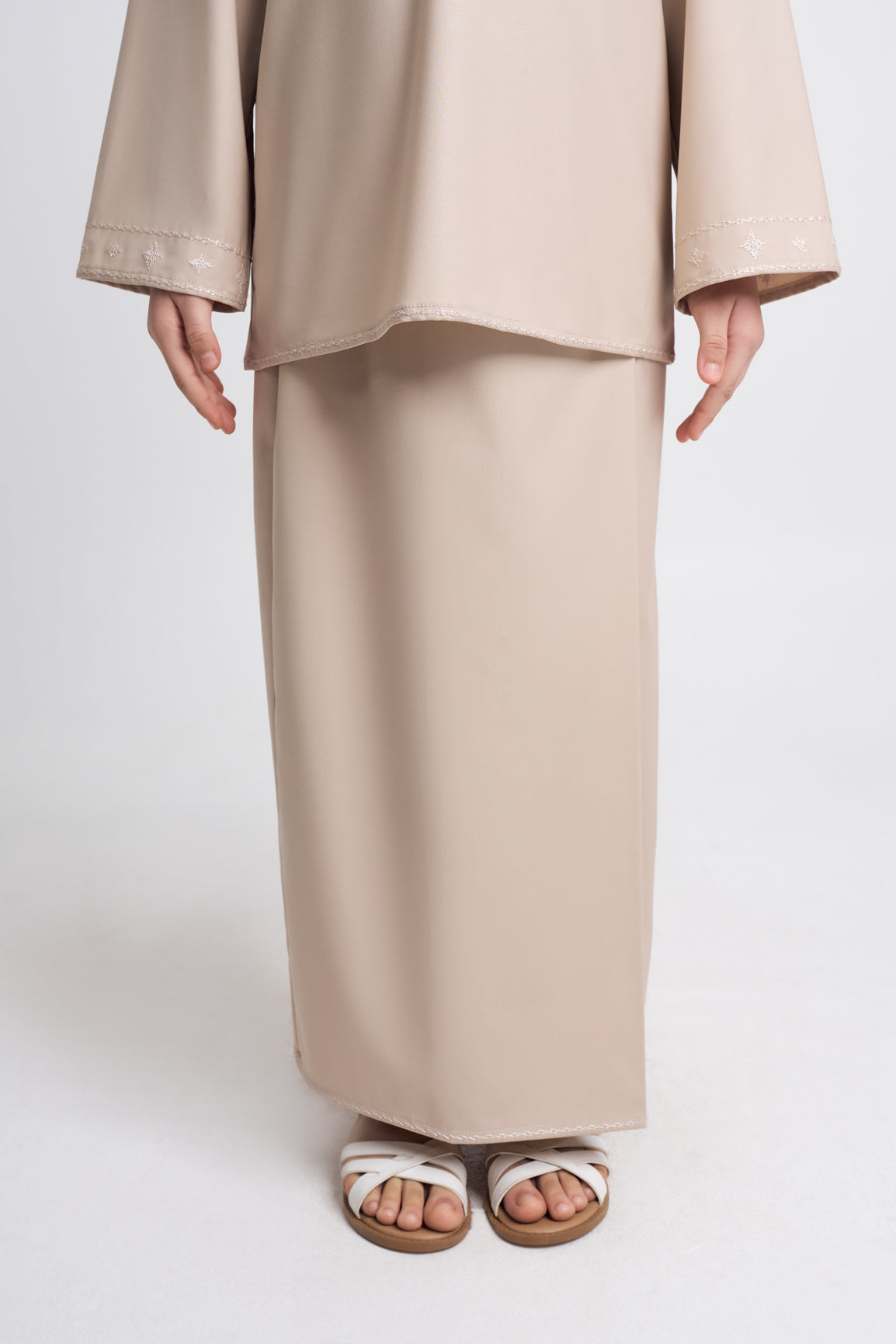 Patawali Girls Baju Kurung - Beige