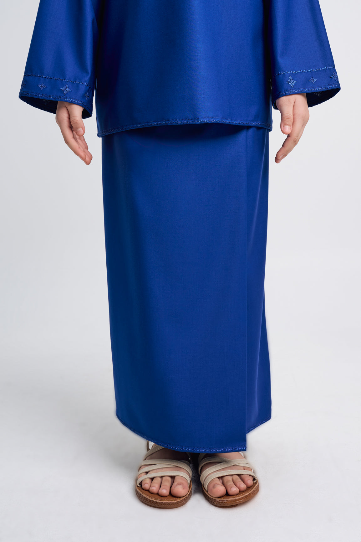 Patawali Girls Baju Kurung - Royal Blue