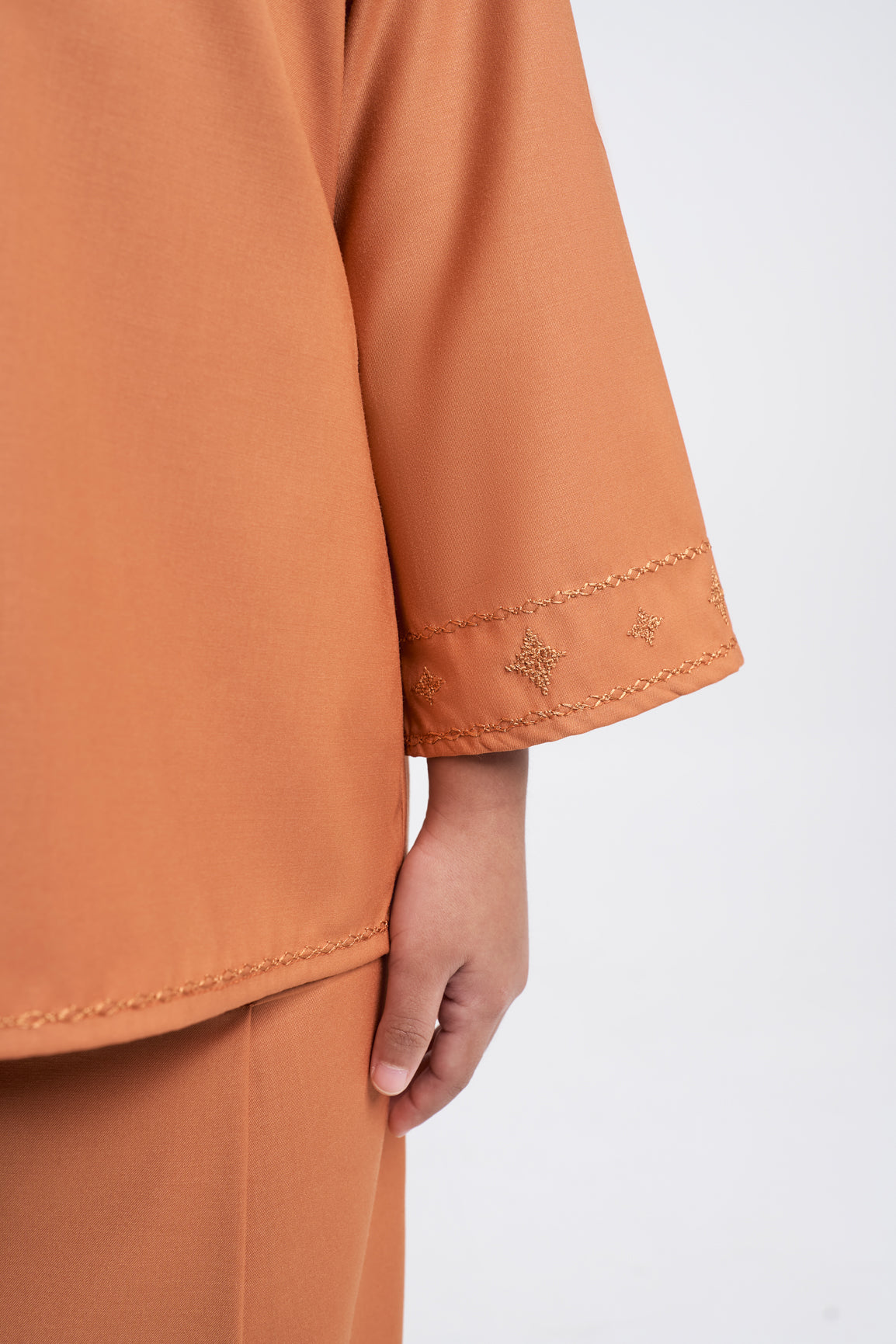 Patawali Girls Baju Kurung - Apricot