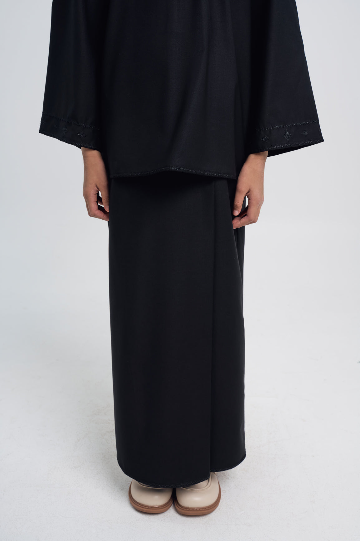 Patawali Girls Baju Kurung - Opal Black