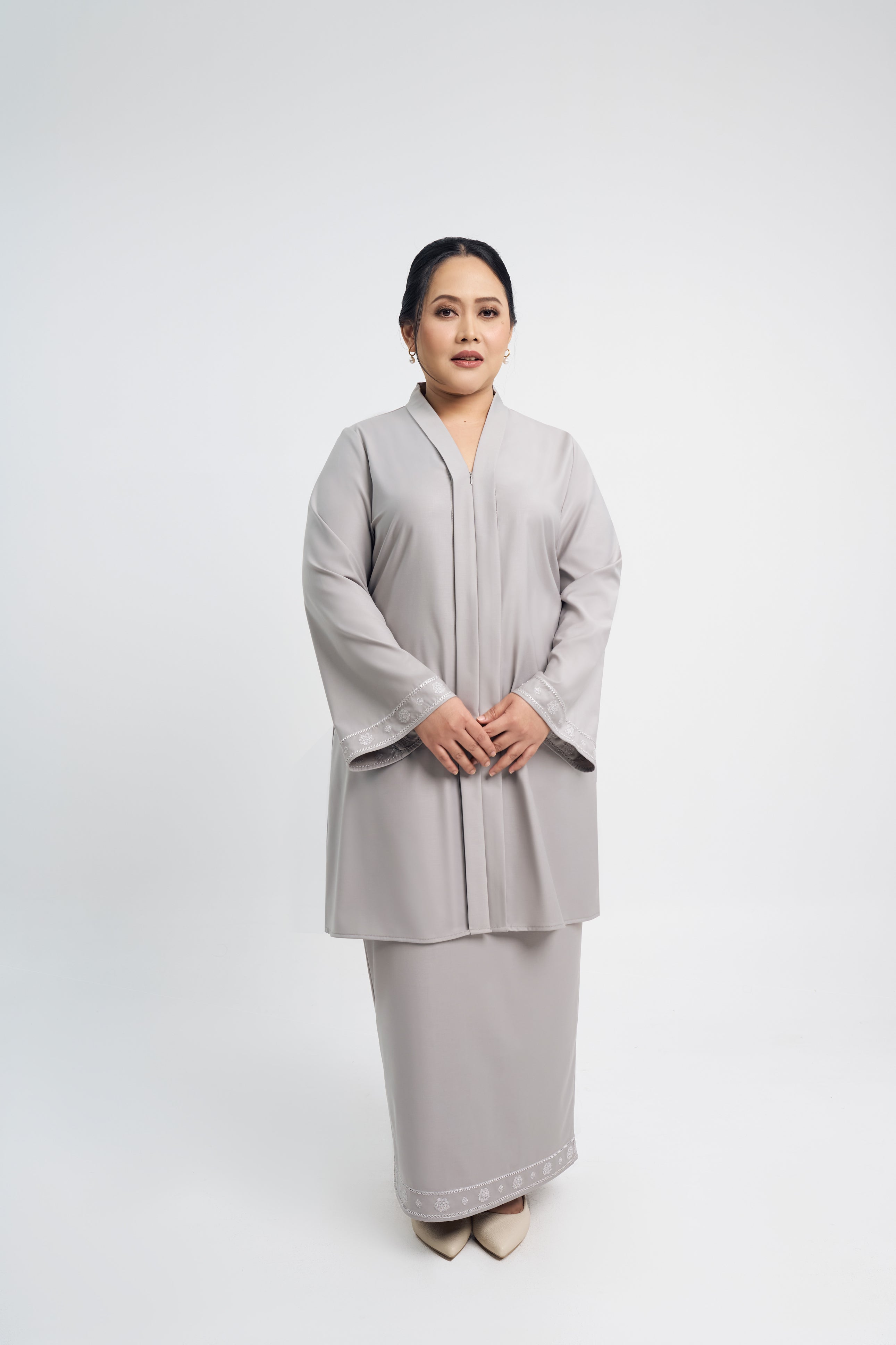 Patawali Baju Kebaya - Ash Grey