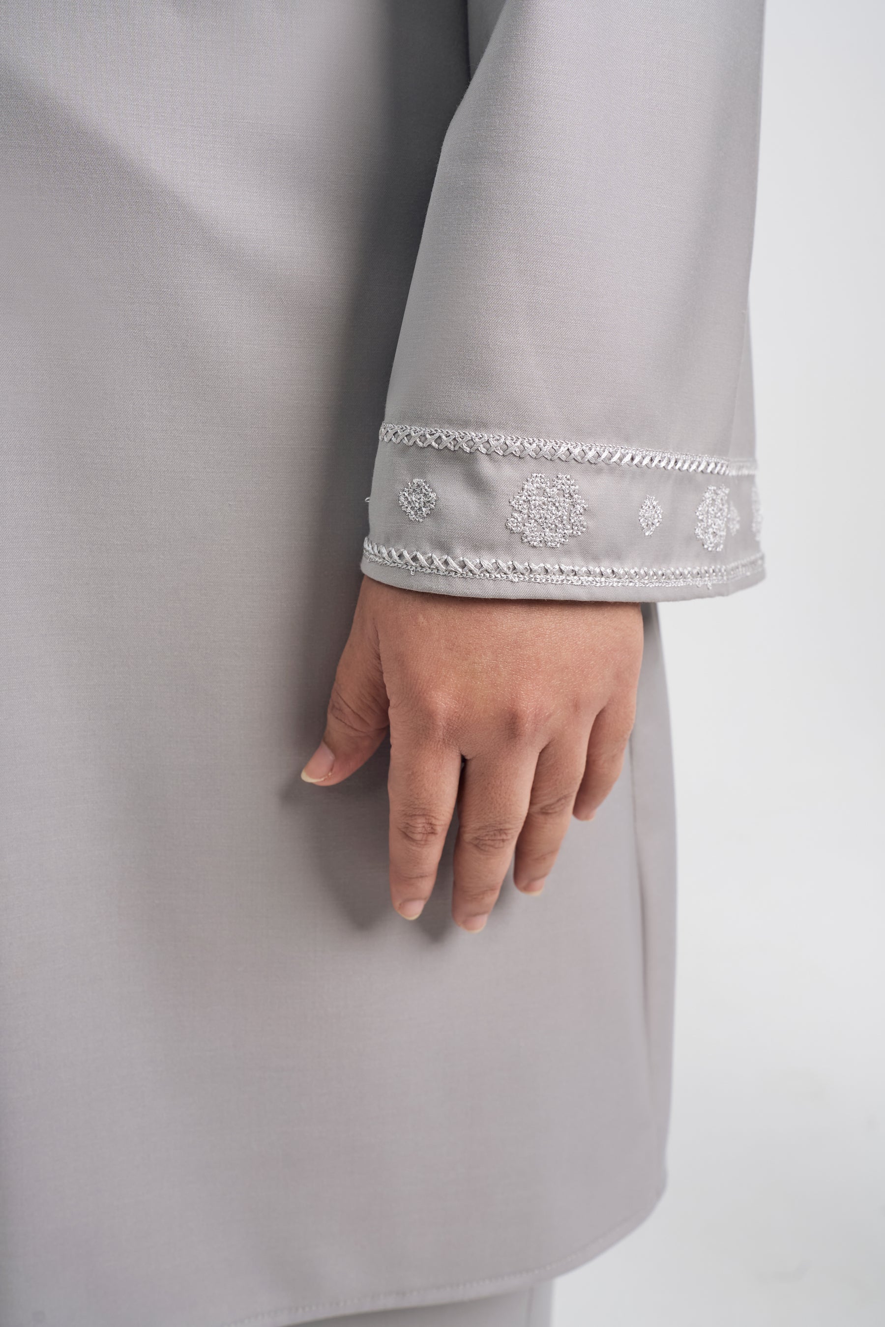 Patawali Baju Kebaya - Ash Grey