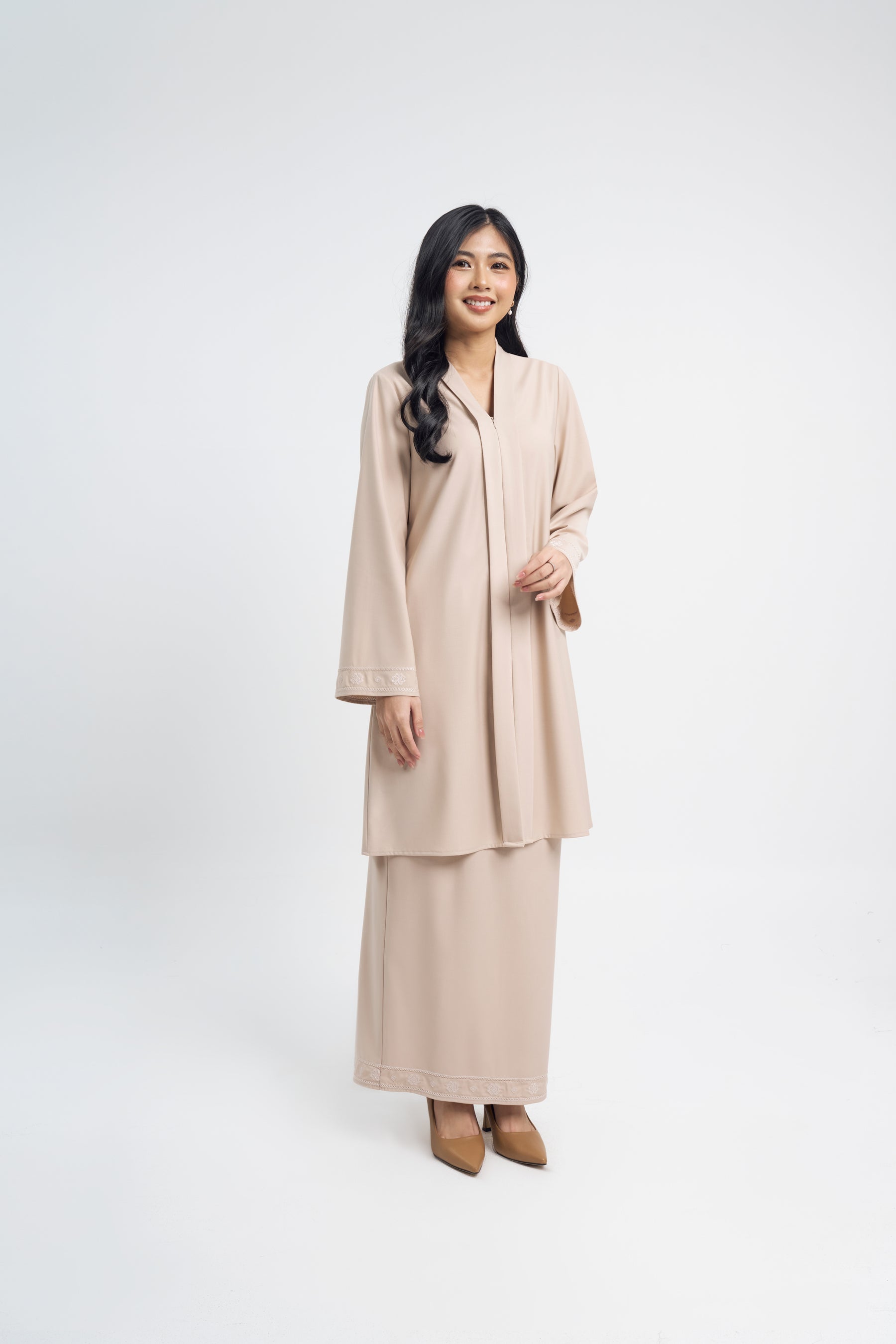 Patawali Baju Kebaya - Beige