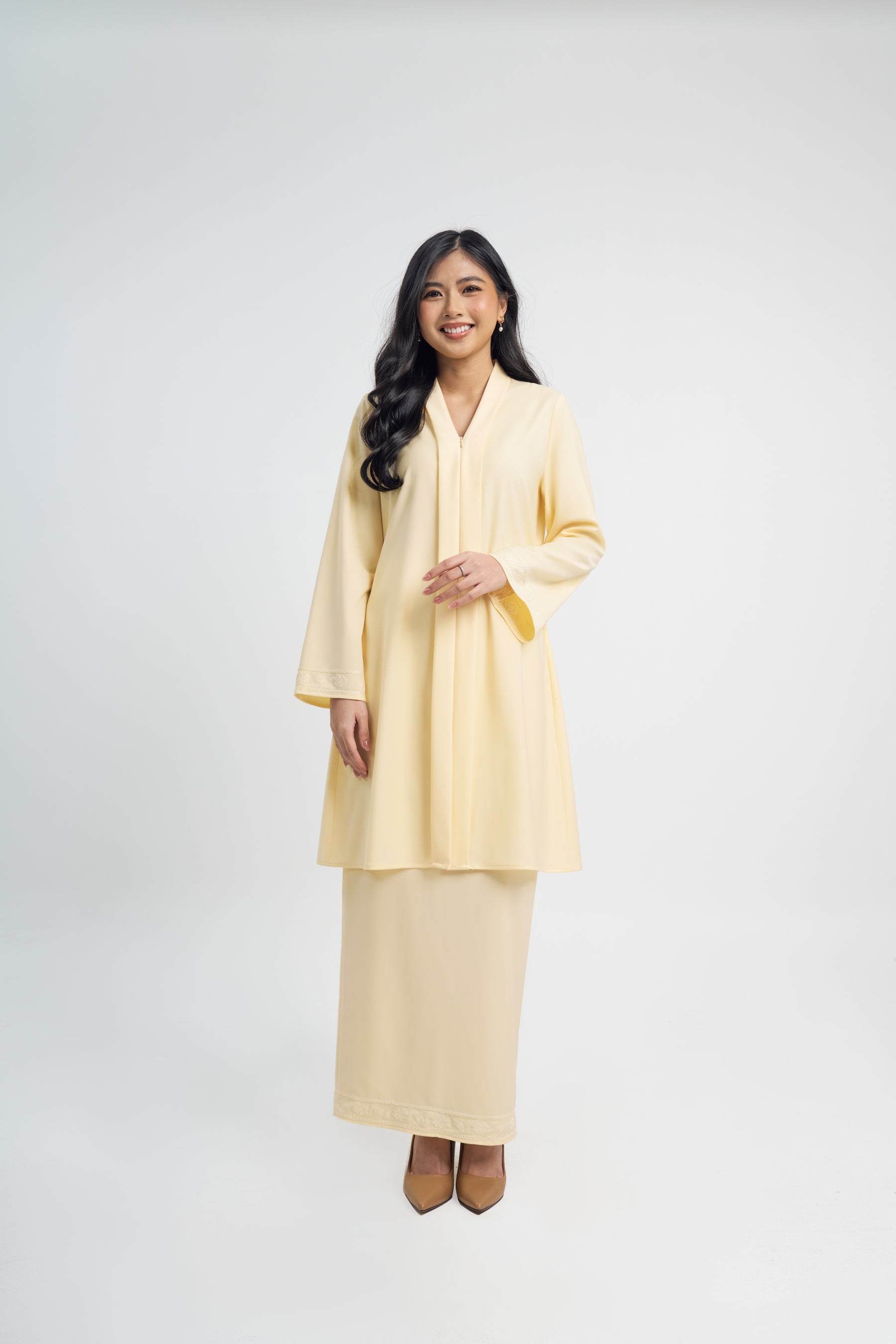Patawali Baju Kebaya - Kuning Langsat